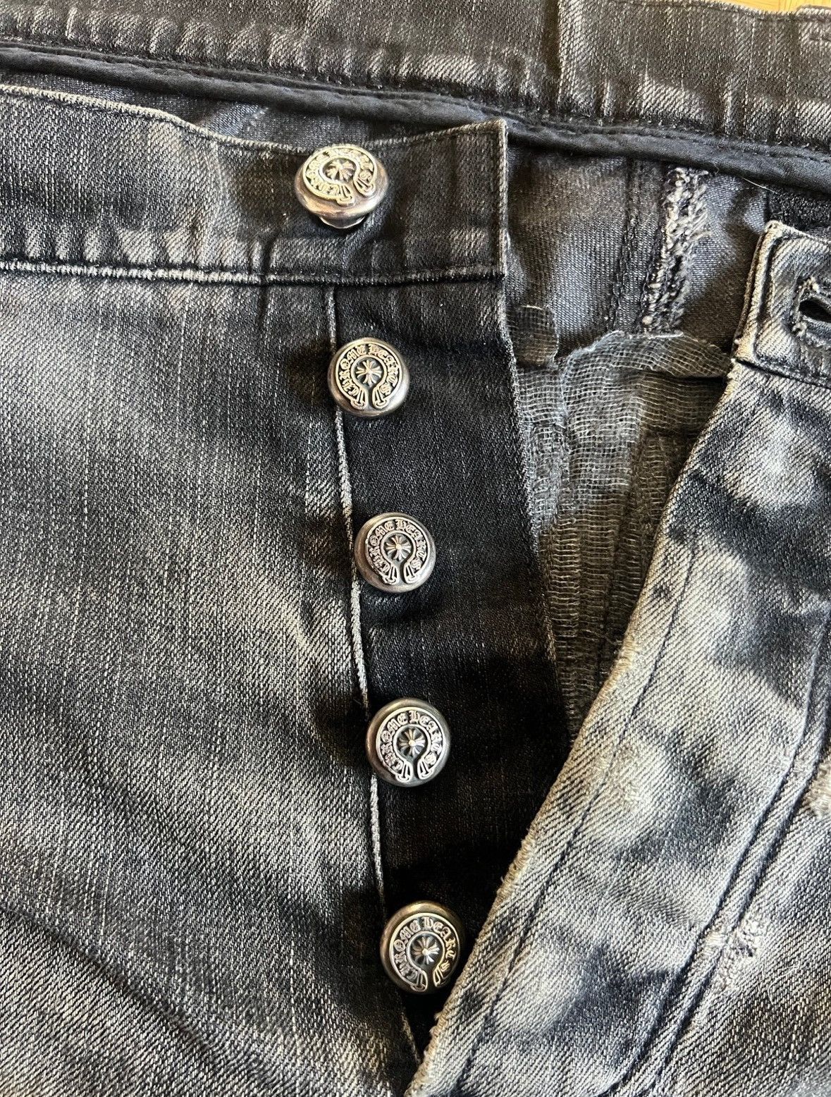 Chrome Hearts Chrome Hearts BAGGY Fleurknee Denim Jeans Size 40 Size US 40 / EU 56 - 4 Thumbnail