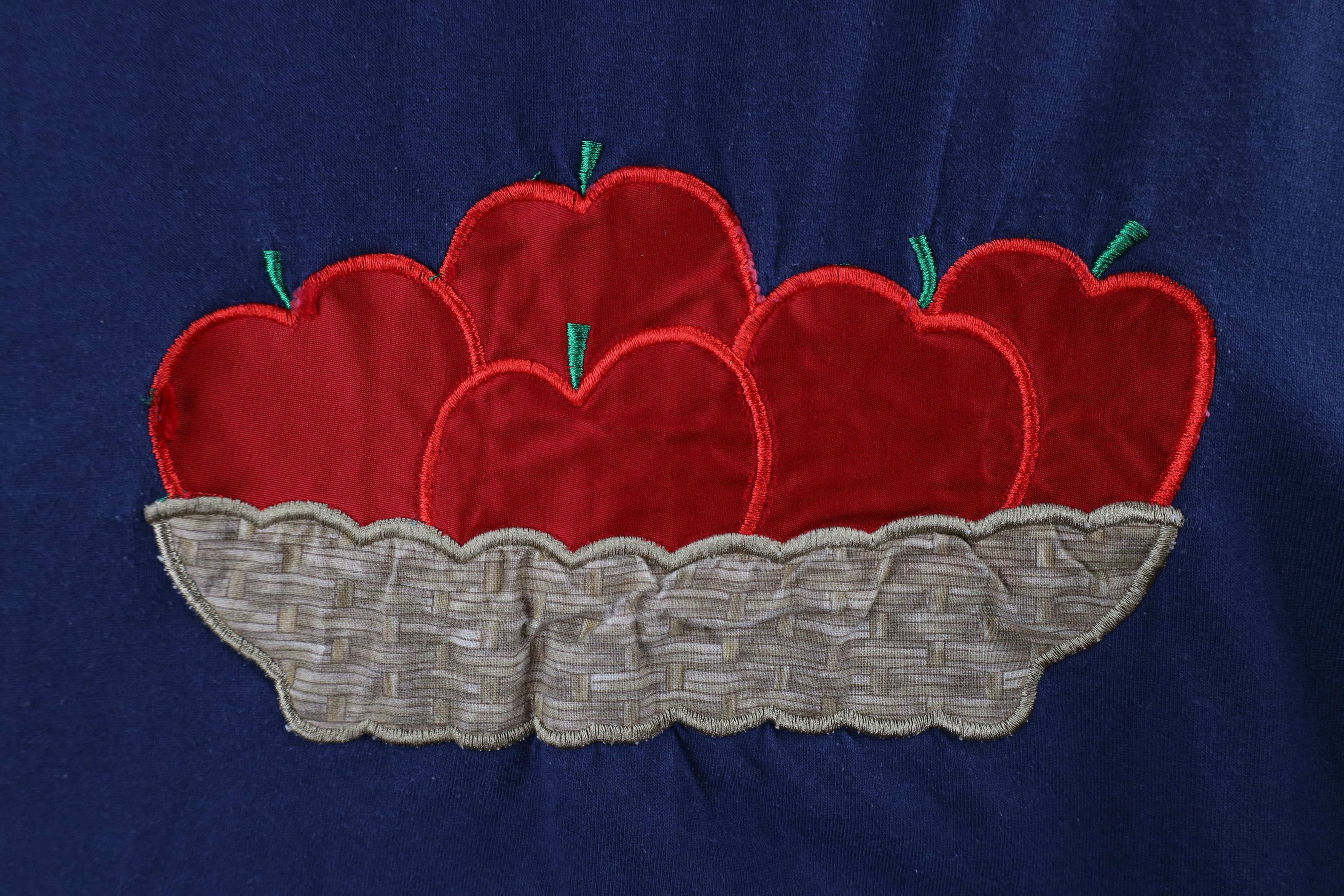 Vintage Vintage 90s Country Primitive Orchard T-Shirt Navy Blue Size XL / US 12-14 / IT 48-50 - 4 Thumbnail