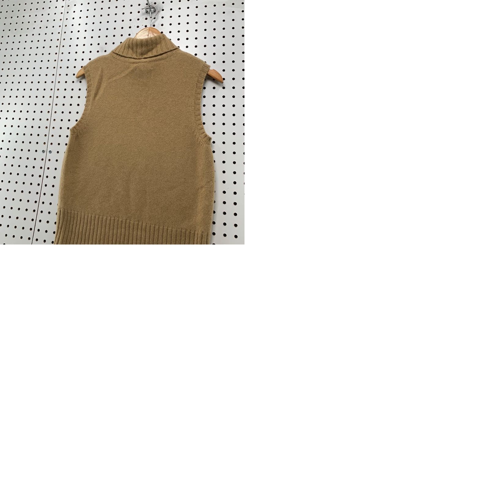 Ralph Lauren Lauren Ralph Lauren Sweater Petites PM Womens Brown 100% Cashmere Sleeveless Vest Turtleneck Knit Pullover Size M / US 6-8 / IT 42-44 - 9 Thumbnail