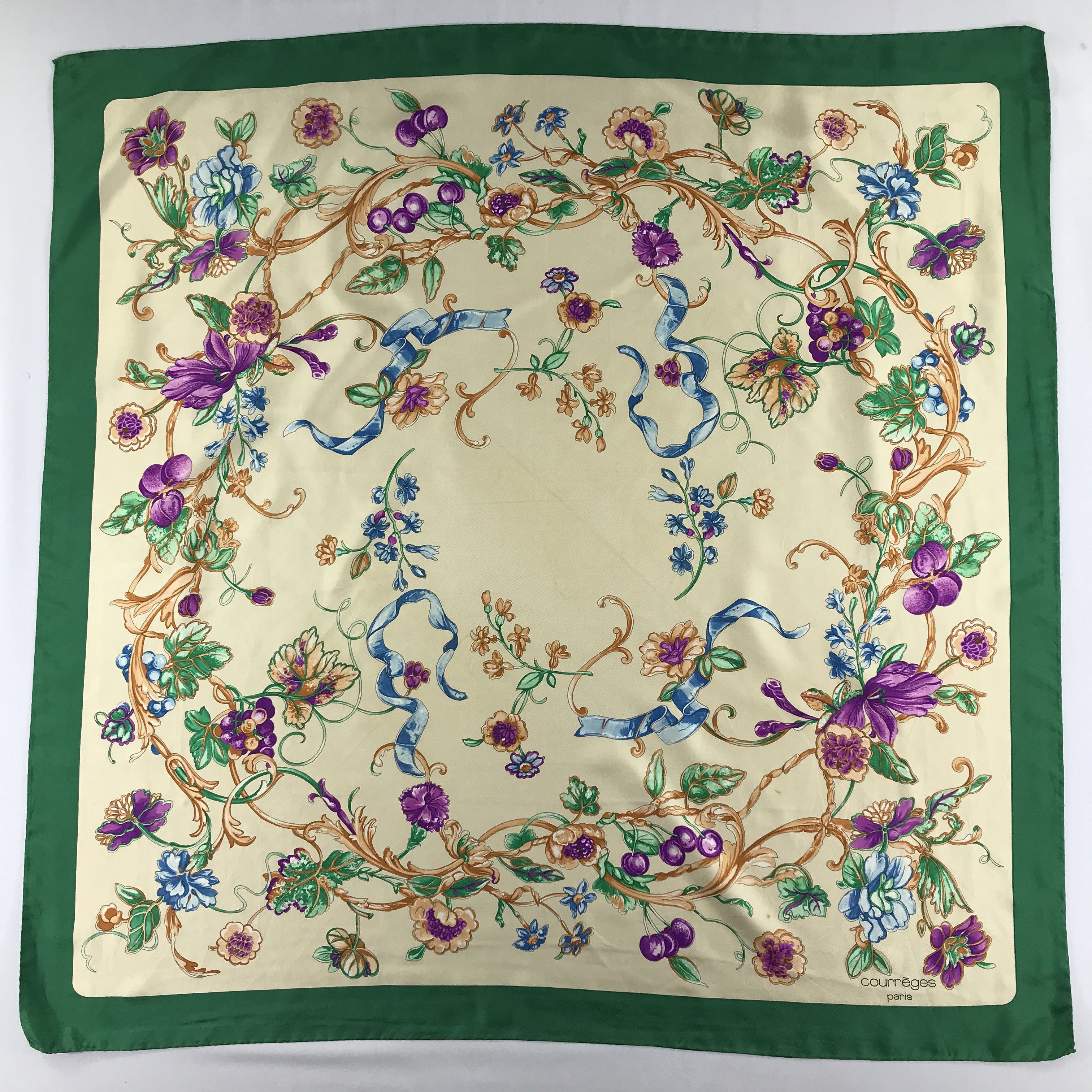 Courreges Vintage Courreges Silk Scarf Size ONE SIZE - 2 Thumbnail