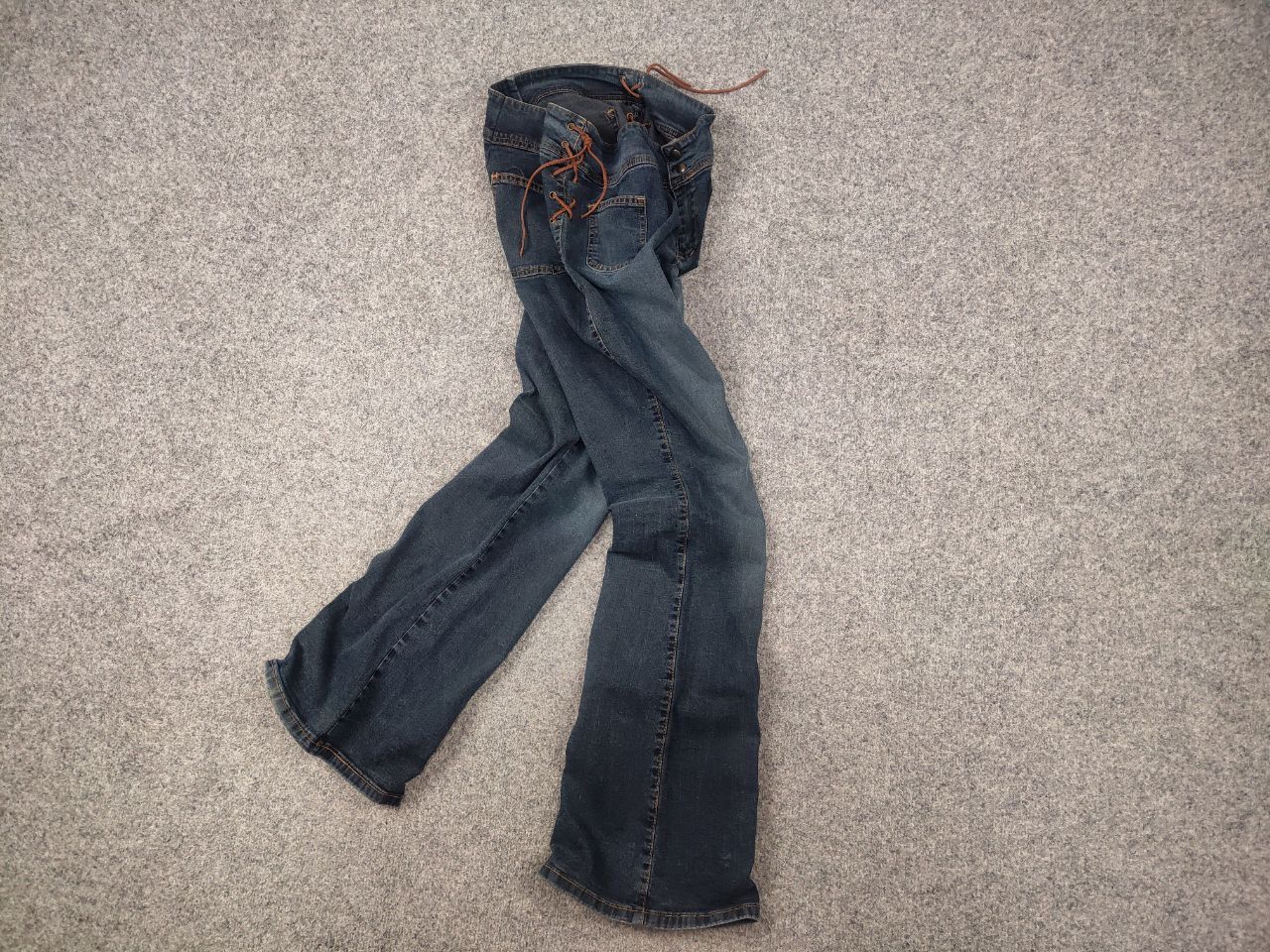 Le Grande Bleu (L.G.B.) Vintage Hysteric Glamour Faded l.g.b. Style Flared jeans Size 42" / US 20 - 3 Thumbnail