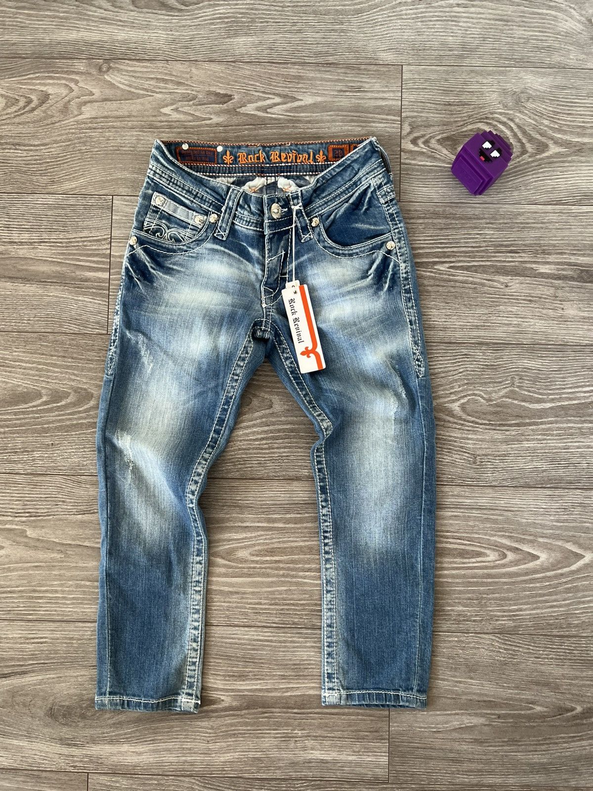 Rock Revival ‼️New Rock Revival Made in USA RRP:210€ Selvage Jeans Size US 28 / EU 44 - 6 Thumbnail