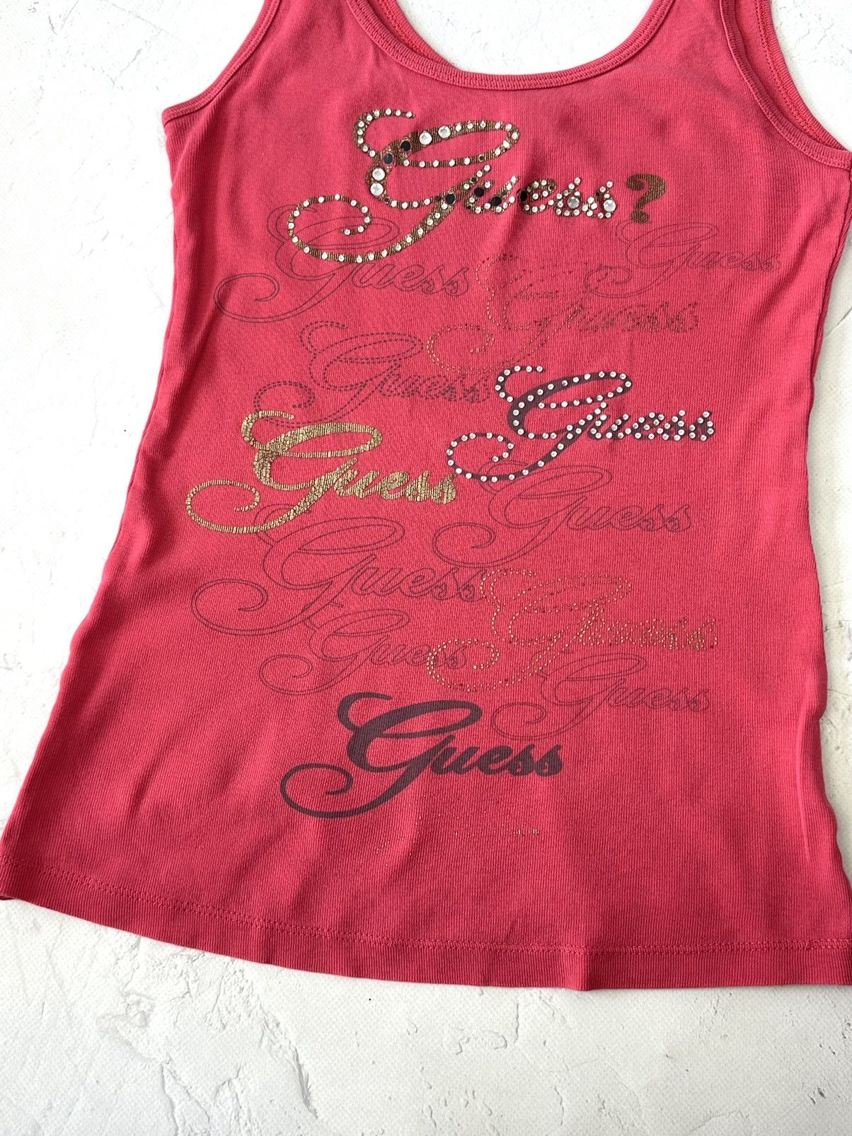 If Six Was Nine Vintage Guess Printed Tank Top Size S / US 4 / IT 40 - 2 Thumbnail