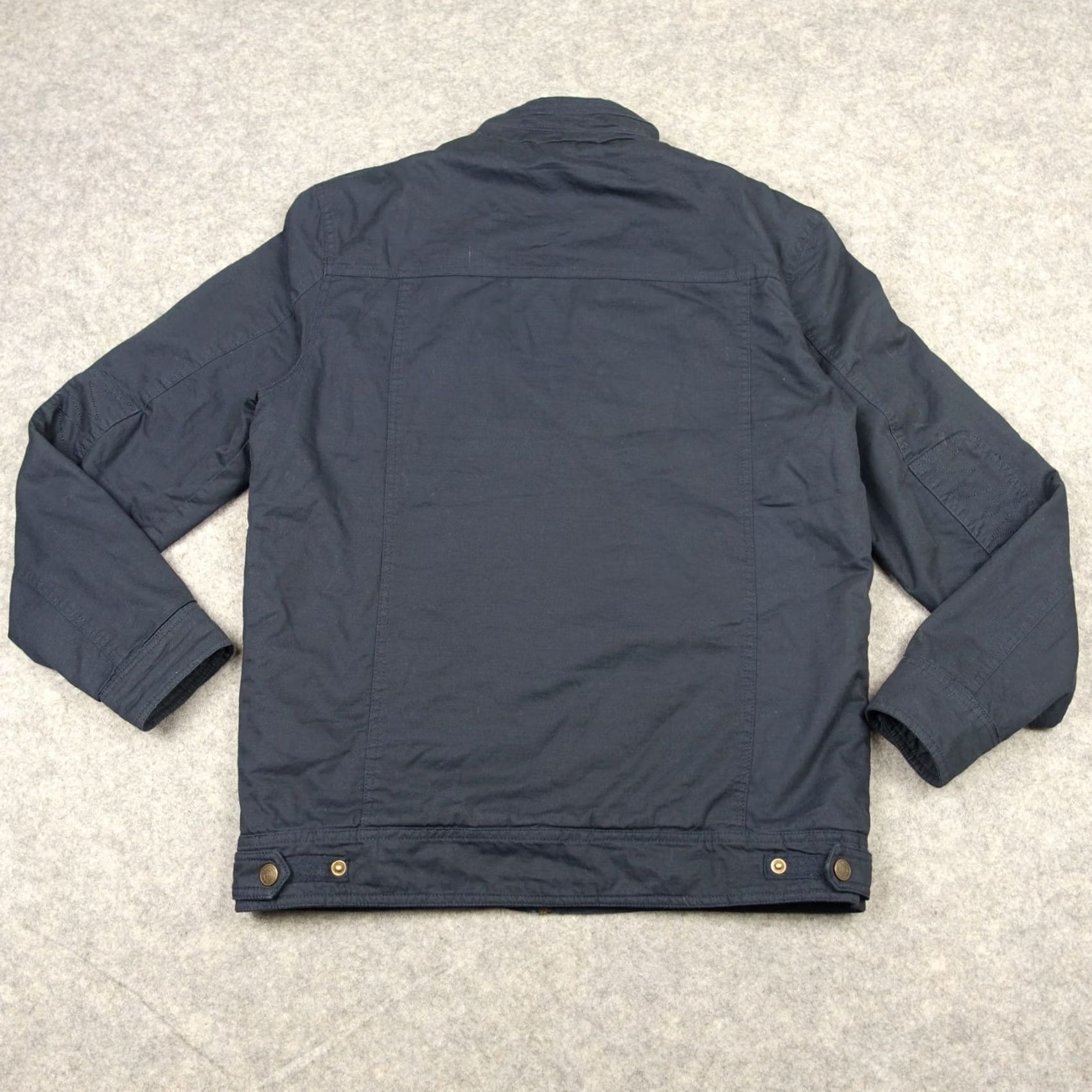 Vintage Wenven Jacket Mens Regular Medium Blue Military Jacket Full Zip Lined Pockets Winter Casual Size US M / EU 48-50 / 2 - 6 Thumbnail
