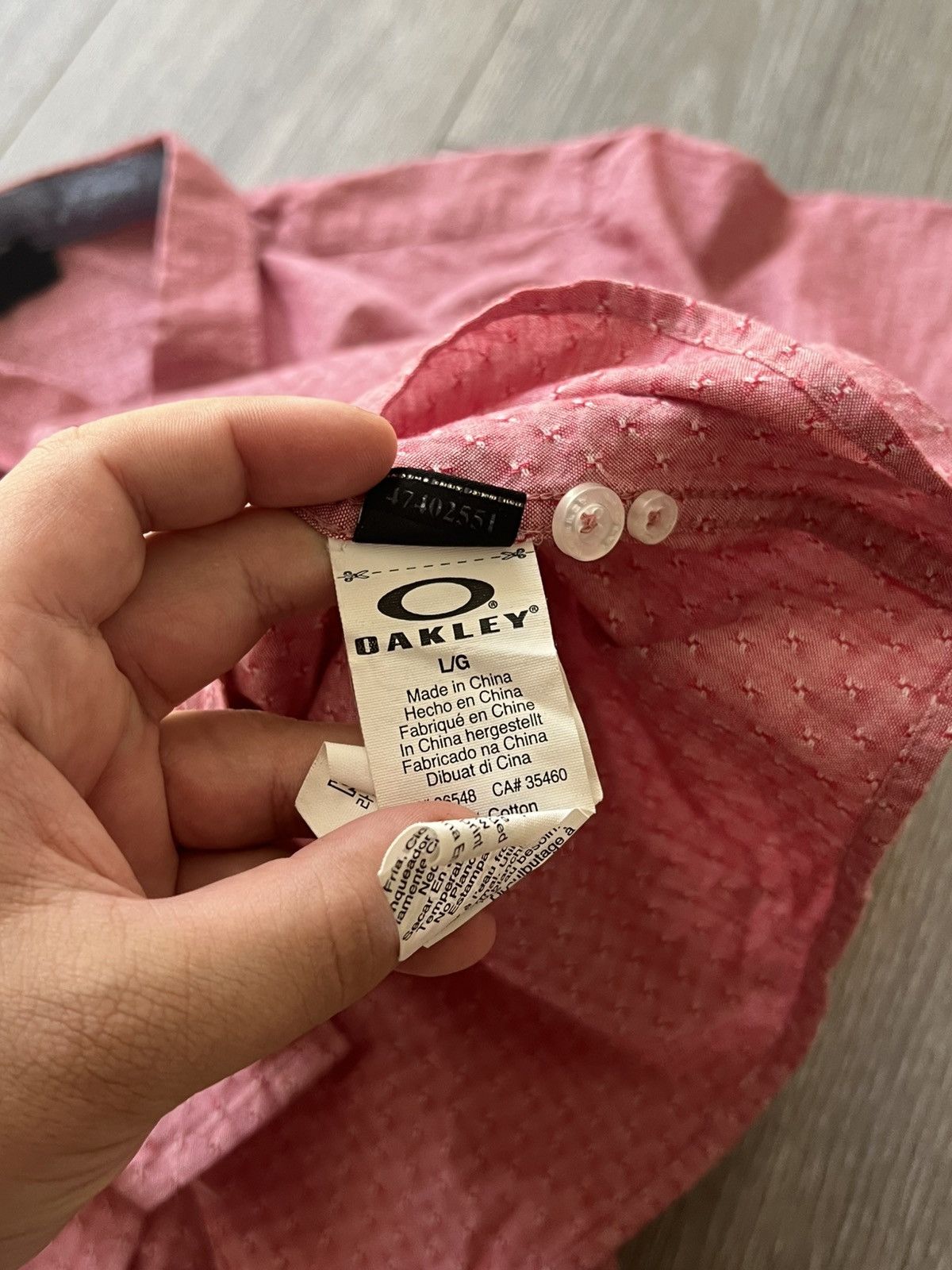Oakley Oakley Shirt Size L Size US L / EU 52-54 / 3 - 8 Thumbnail