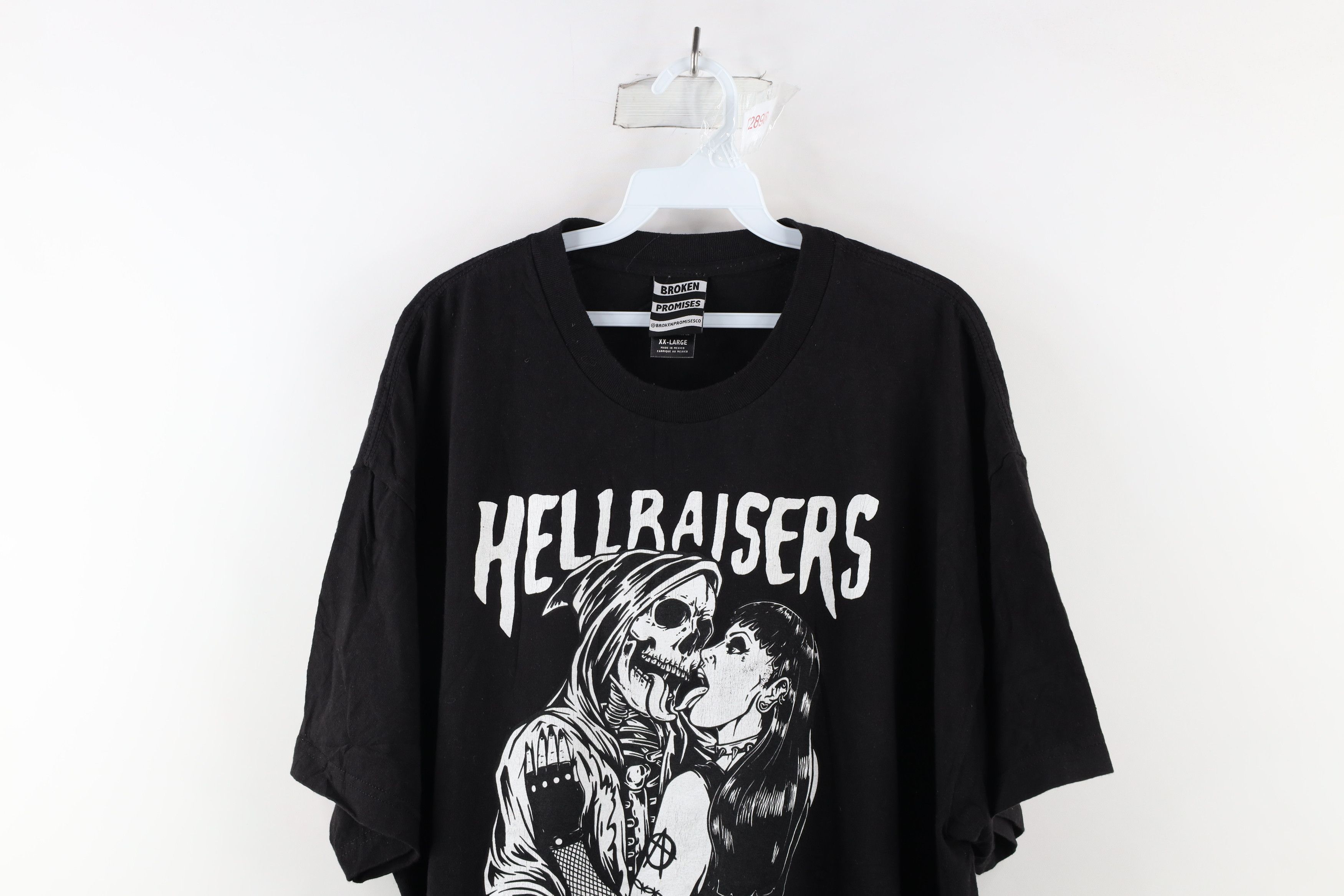 Vintage Broken Promises x Cheat Codes Grim Reaper T-Shirt Black Size US XXL / EU 58 / 5 - 2 Thumbnail