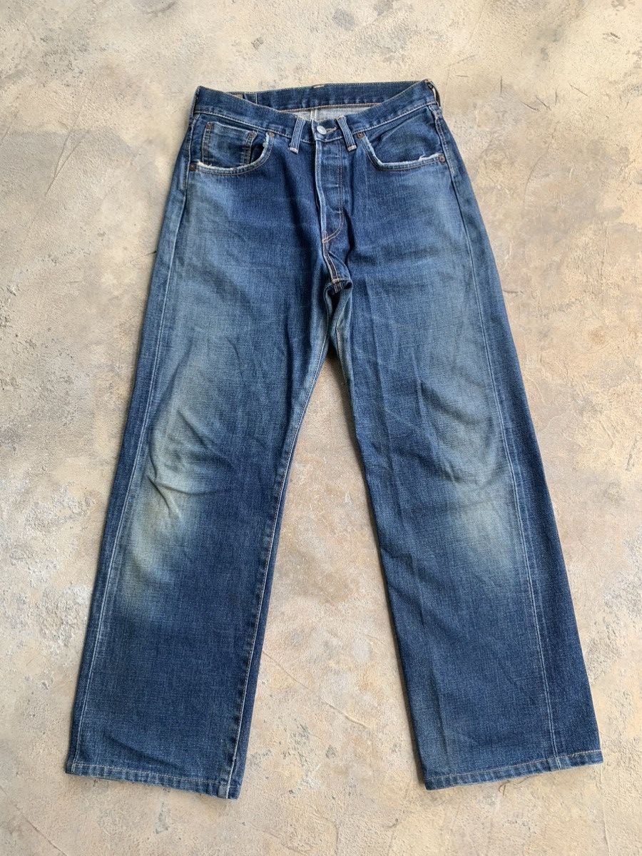 Edwin × Japanese Brand Vintage Edwin 505SX Selvedge distressed denim Size US 28 / EU 44 - 1 Thumbnail