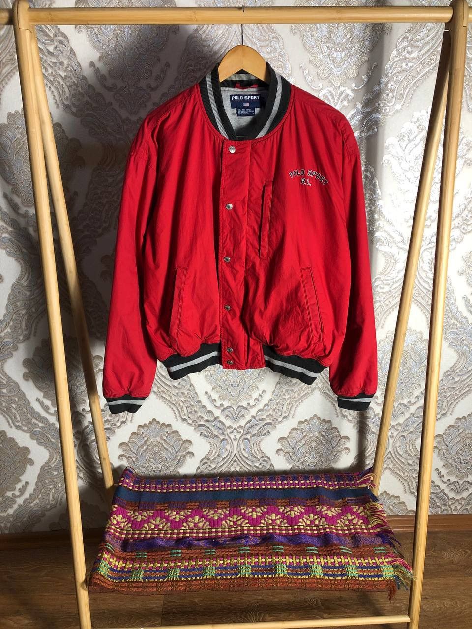 Polo Ralph Lauren × Vintage VERY RARE POLO SPORT RALPH LAUREN BOMBER JACKET DESIGNER 90s Size US L / EU 52-54 / 3 - 1 Thumbnail