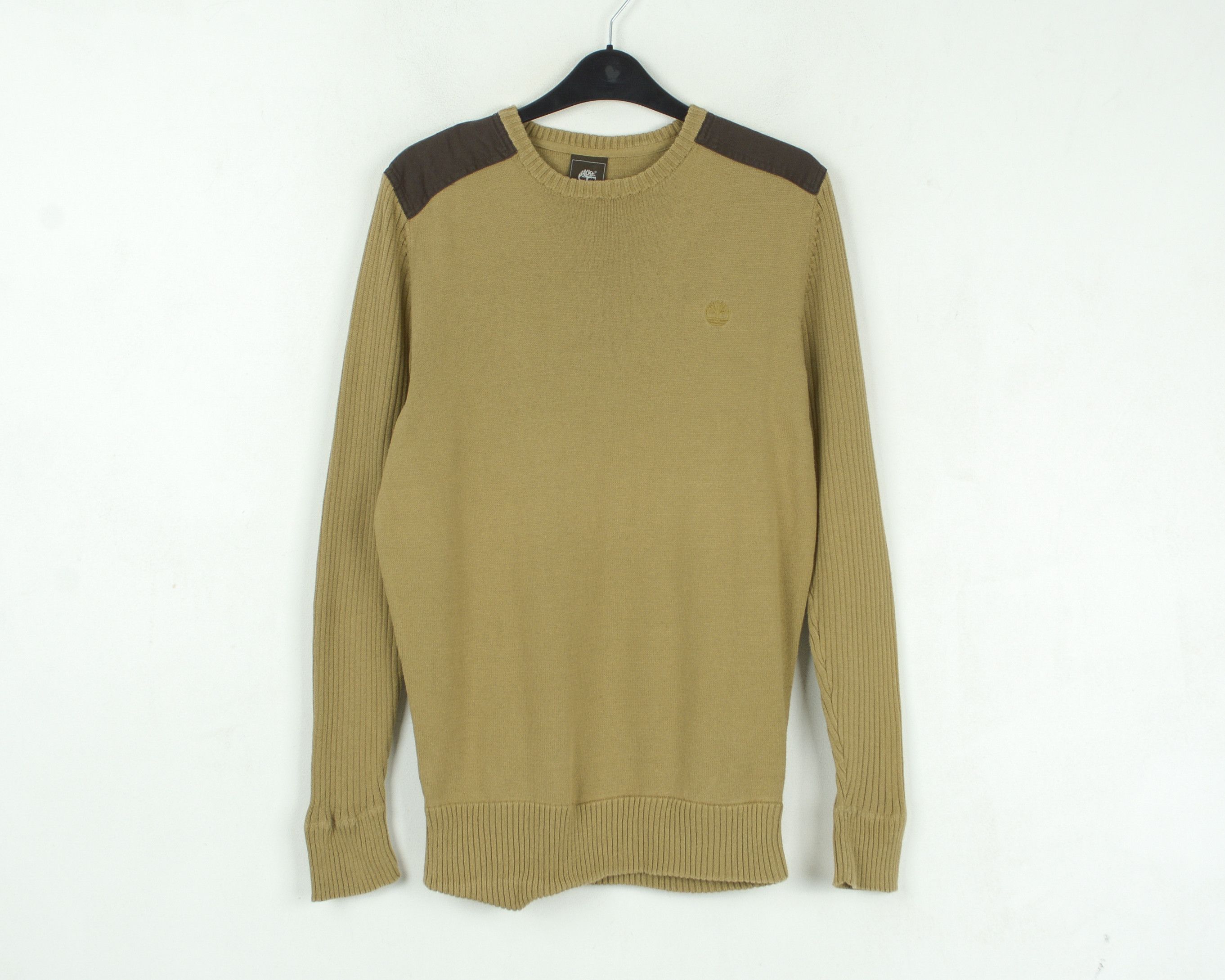 Timberland Cotton Sweater S Pullover Crew Neck Beige Jumper Knitted Top Size US S / EU 44-46 / 1 - 1 Thumbnail