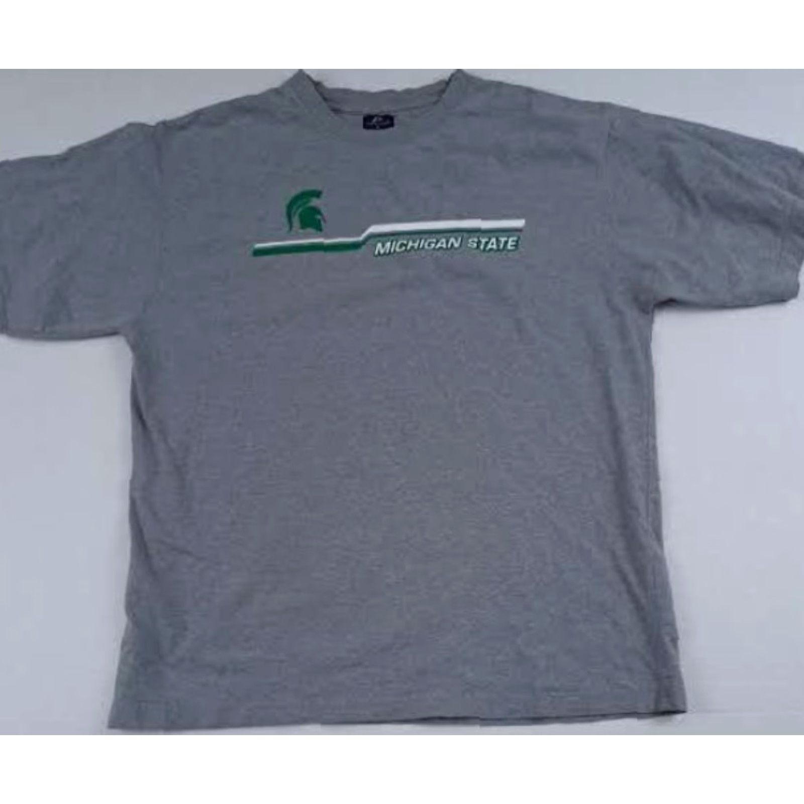Pro Player VINTAGE Nike Pro Player T-Shirt XL Gray Michigan State Spartans University Men Short Sleeve Size US XL / EU 56 / 4 - 2 Thumbnail