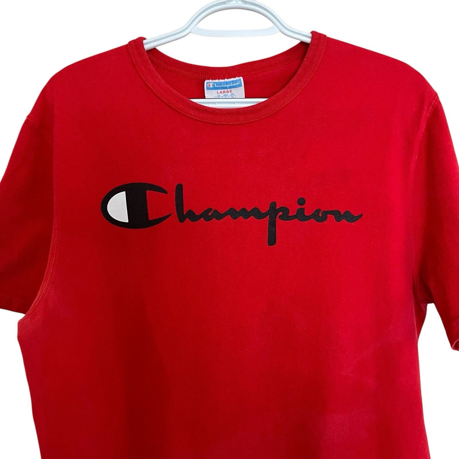 Champion Champion | Vintage 90s Shirt Men’s Size L Red Blue Bar Tag Size US L / EU 52-54 / 3 - 2 Thumbnail