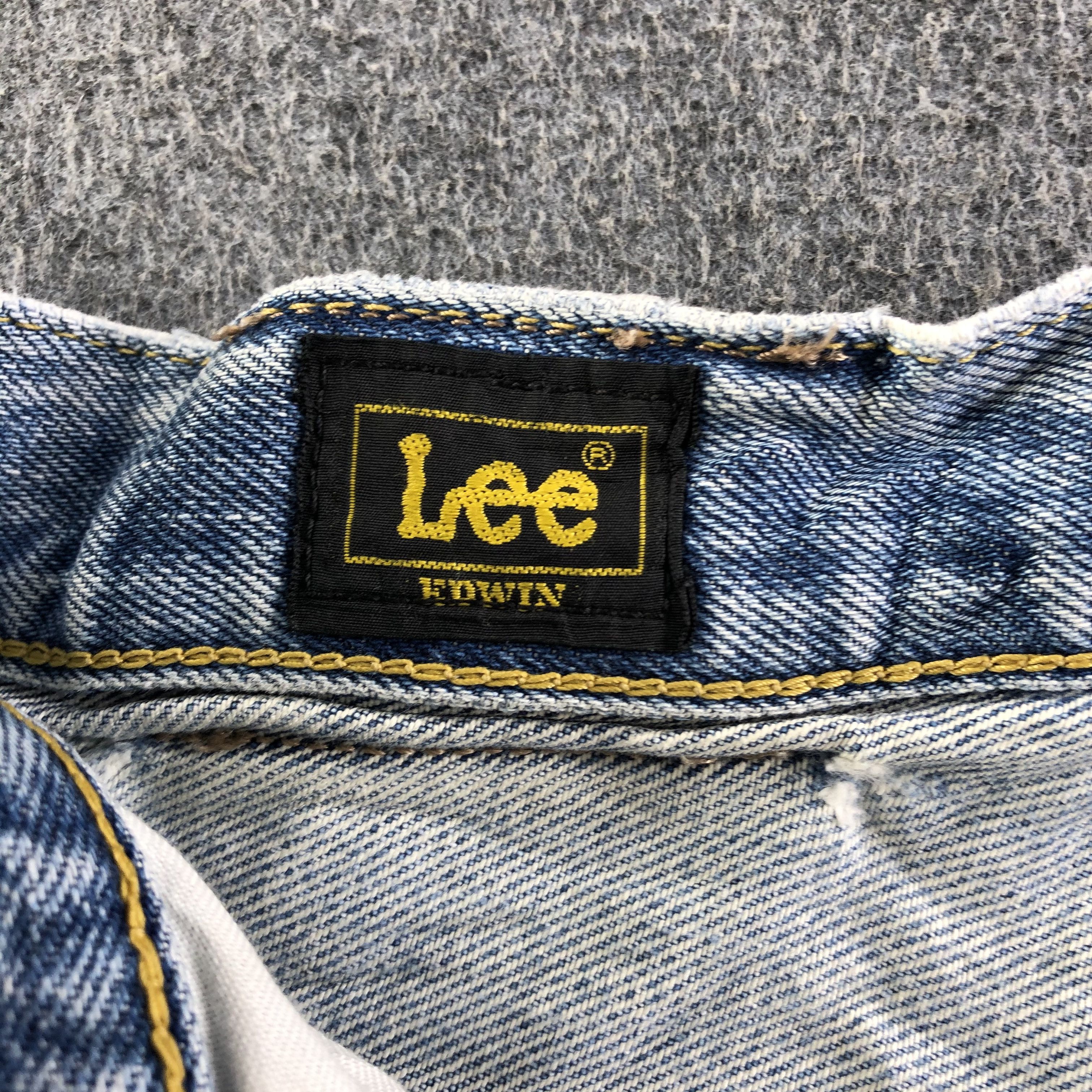 Lee Vintage Blue Wash Lee Jeans-J3678 Size US 32 / EU 48 - 9 Thumbnail