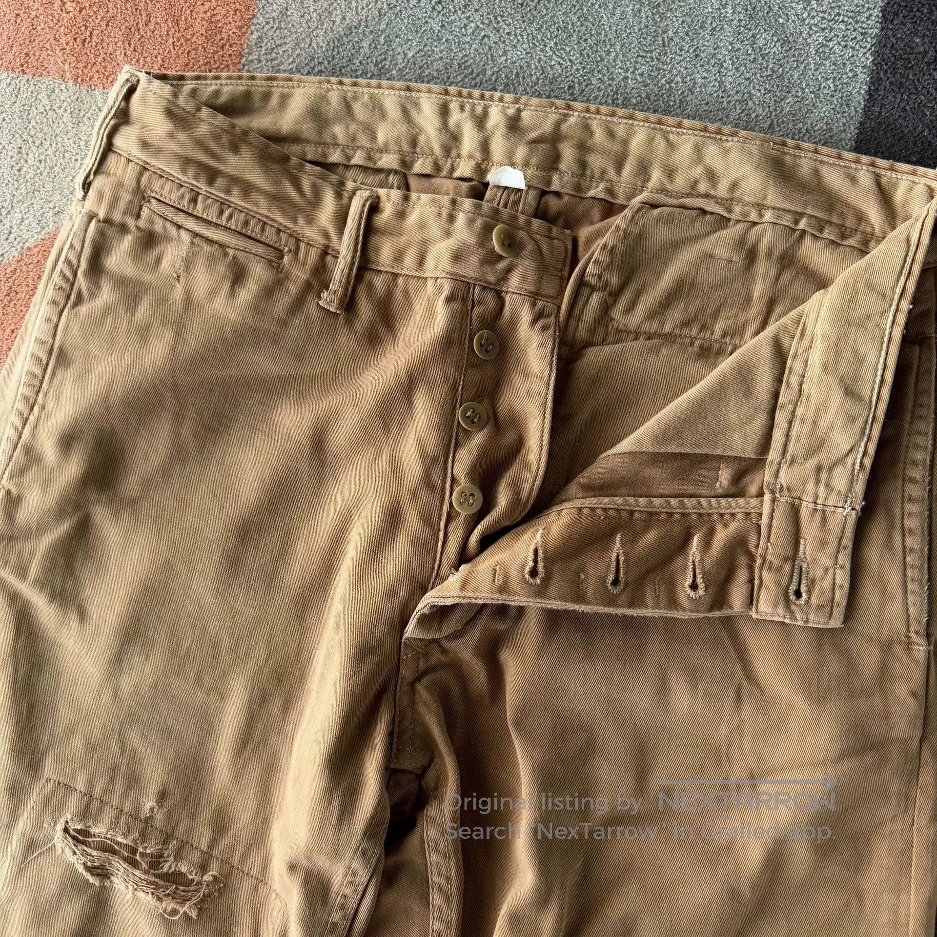 RRL Ralph Lauren RRL Ralph Lauren Double RL Distressed Casual Pants. Size US 31 - 5 Thumbnail