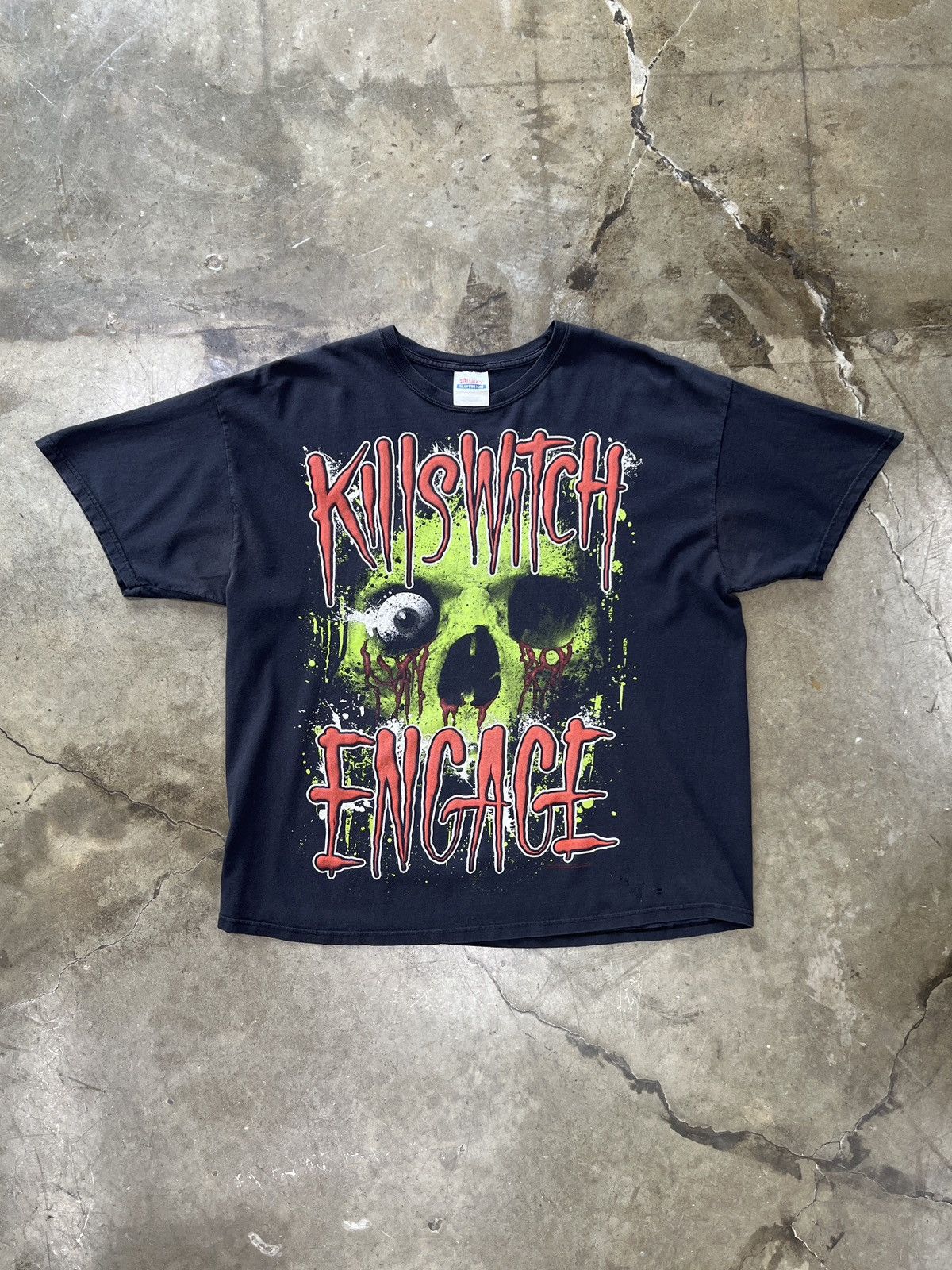Band Tees × Vintage Vintage 2000s Y2K Killswitch Engage Skull Band Tee XL Size US XL / EU 56 / 4 - 2 Thumbnail