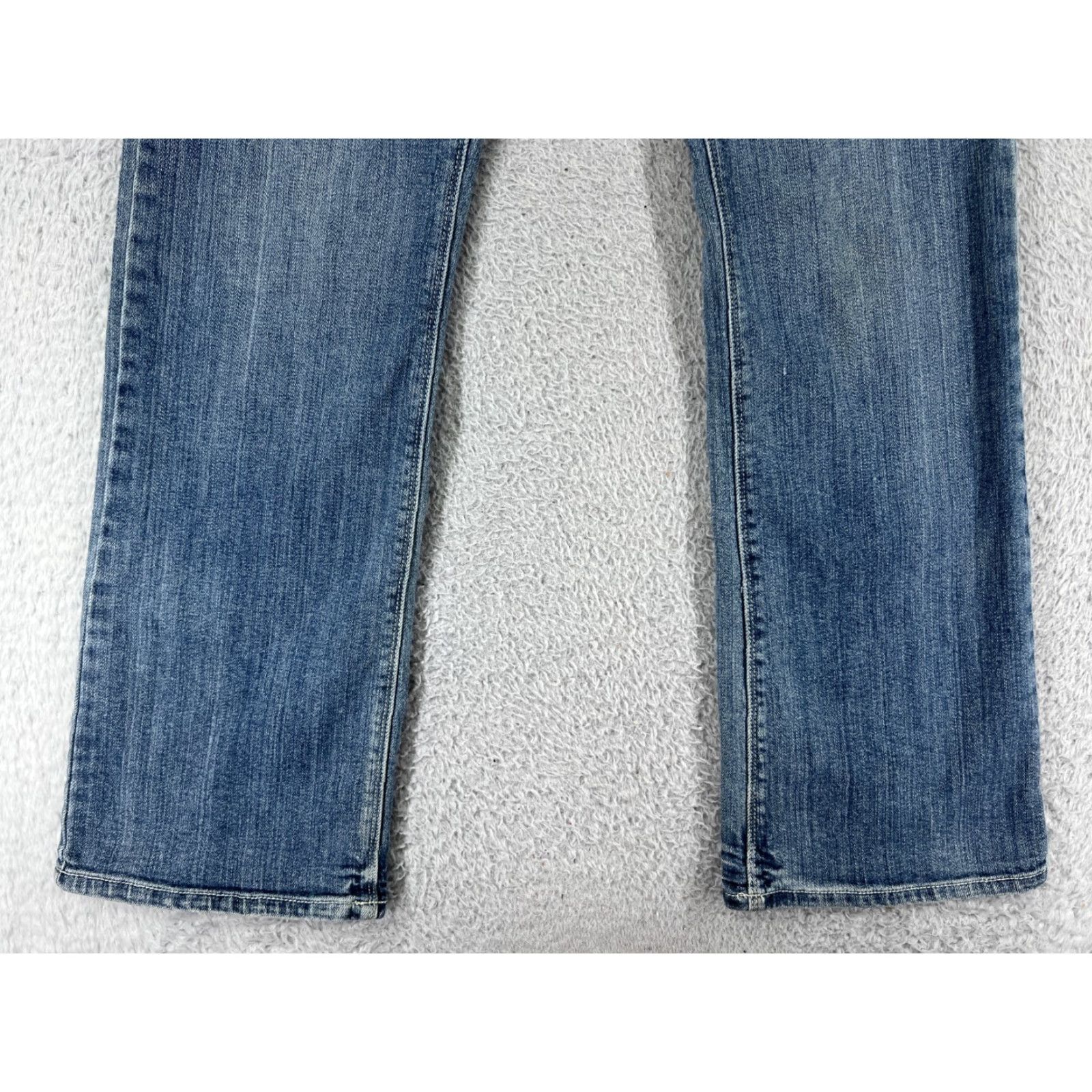 Vintage Aéropostale Jeans Womens 7 Denim Blue 5-Pocket Regular Flared Distressed Cotton Blend Jeans Size 28" / US 6 / IT 42 - 5 Thumbnail