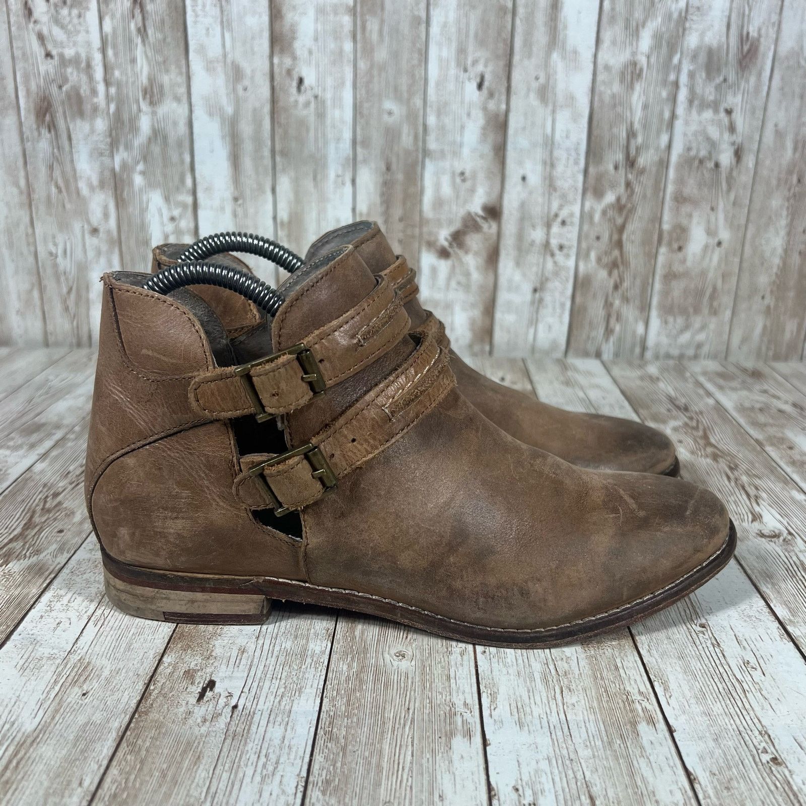 Free People Free People Braeburn Low Heel Booties, Women’s Sz EU 37 6.5 Size US 6.5 / IT 36.5 - 1 Thumbnail
