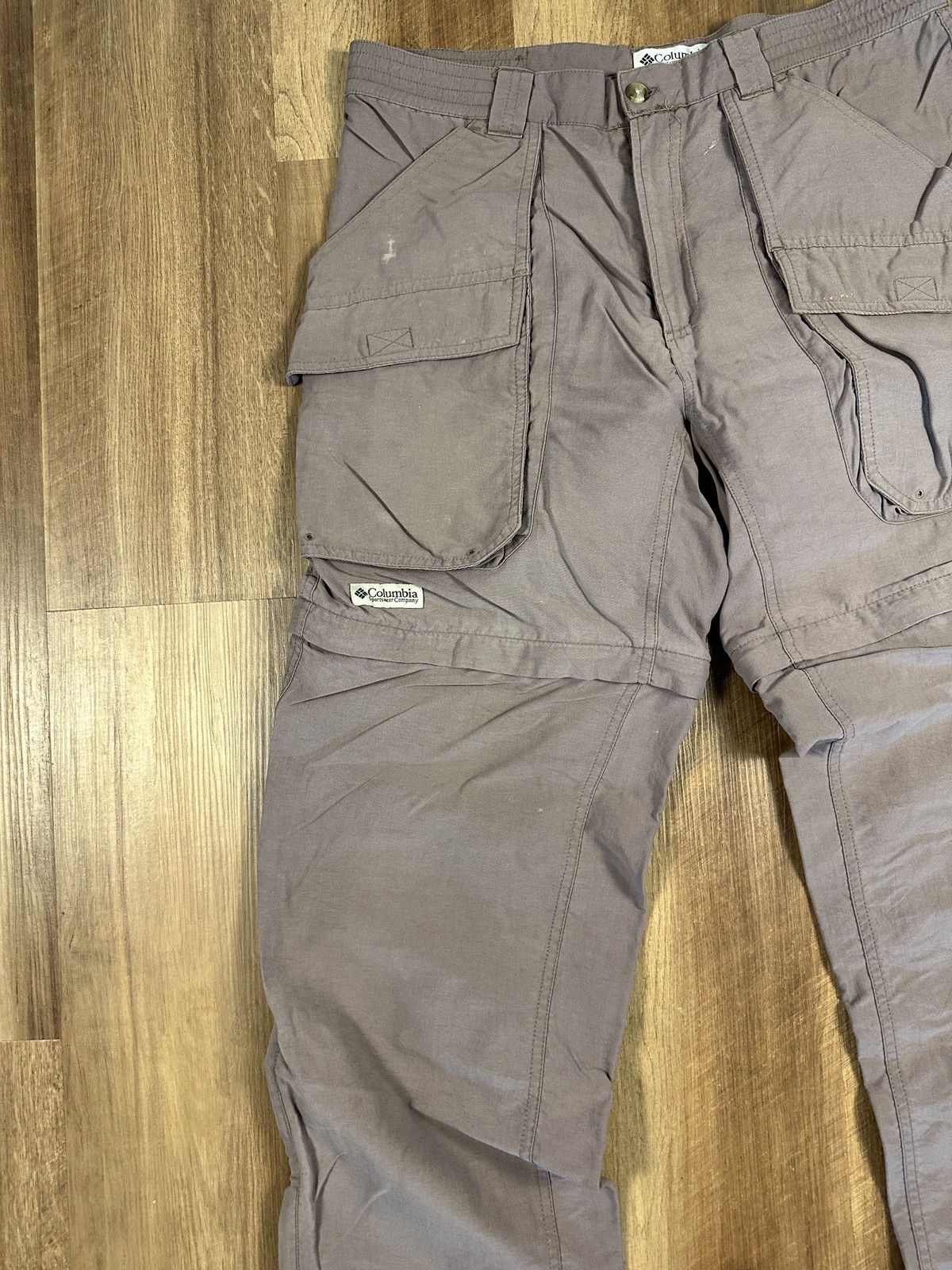 Columbia × Vintage Vintage Columbia Cargo Pants Size 36 x 29 Convertible Shorts Size US 34 / EU 50 - 3 Thumbnail