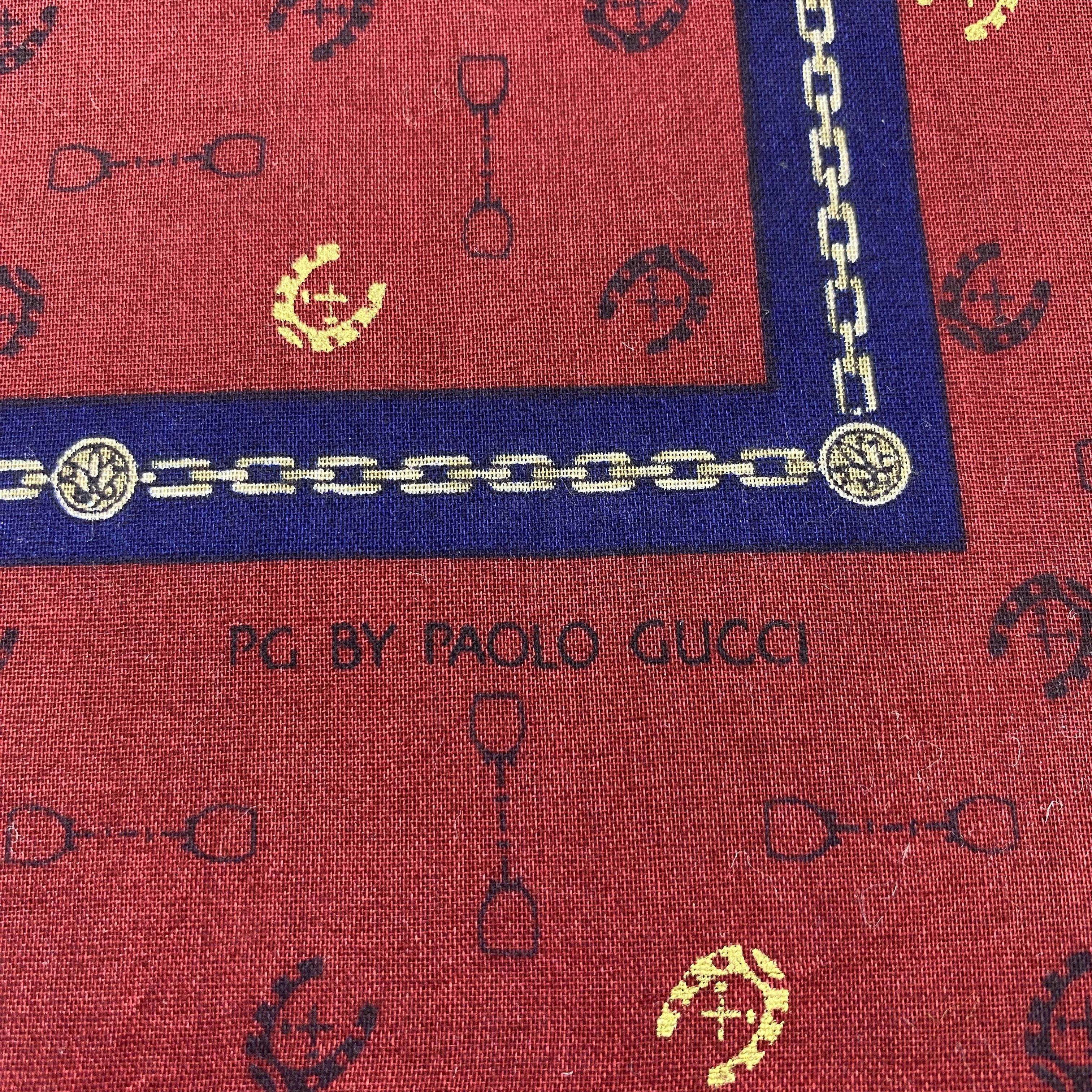 Paolo Gucci Paolo Gucci Handkerchief / Bandana / Neckerchief-B1154 Size ONE SIZE - 5 Thumbnail