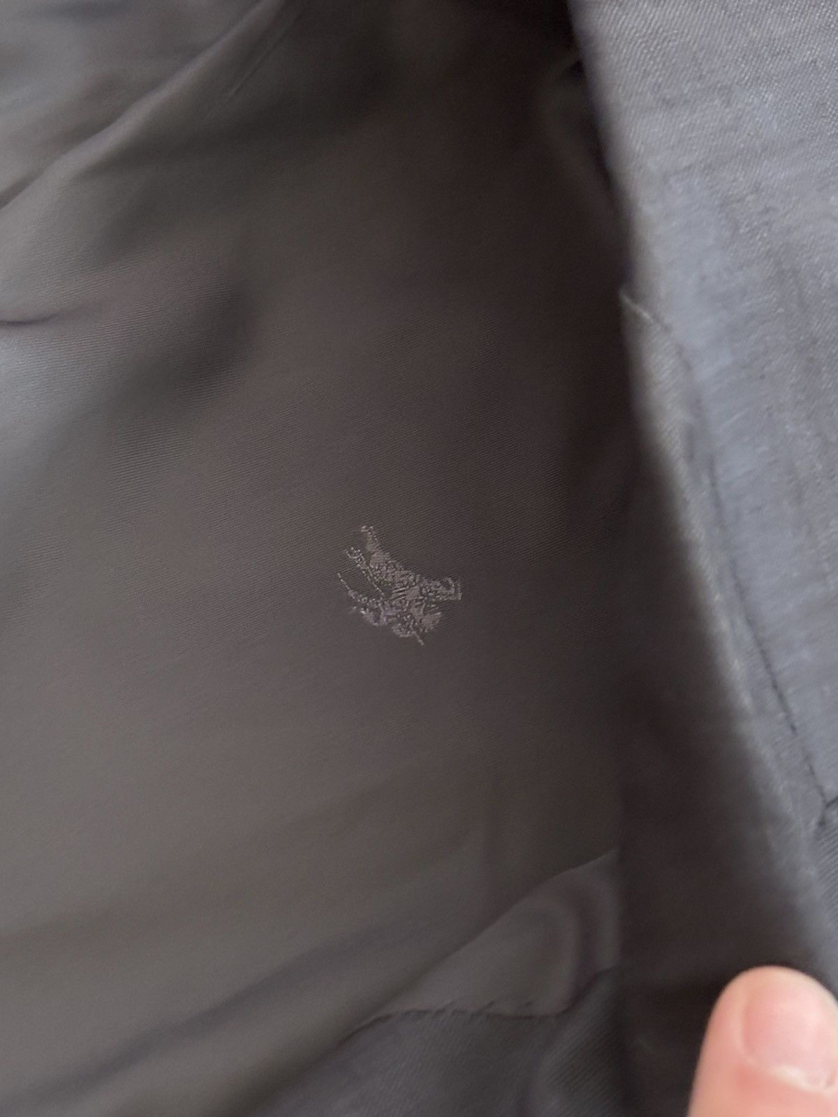 Burberry Burberrys Cross Button Full Suit Grey Size 36S - 6 Thumbnail