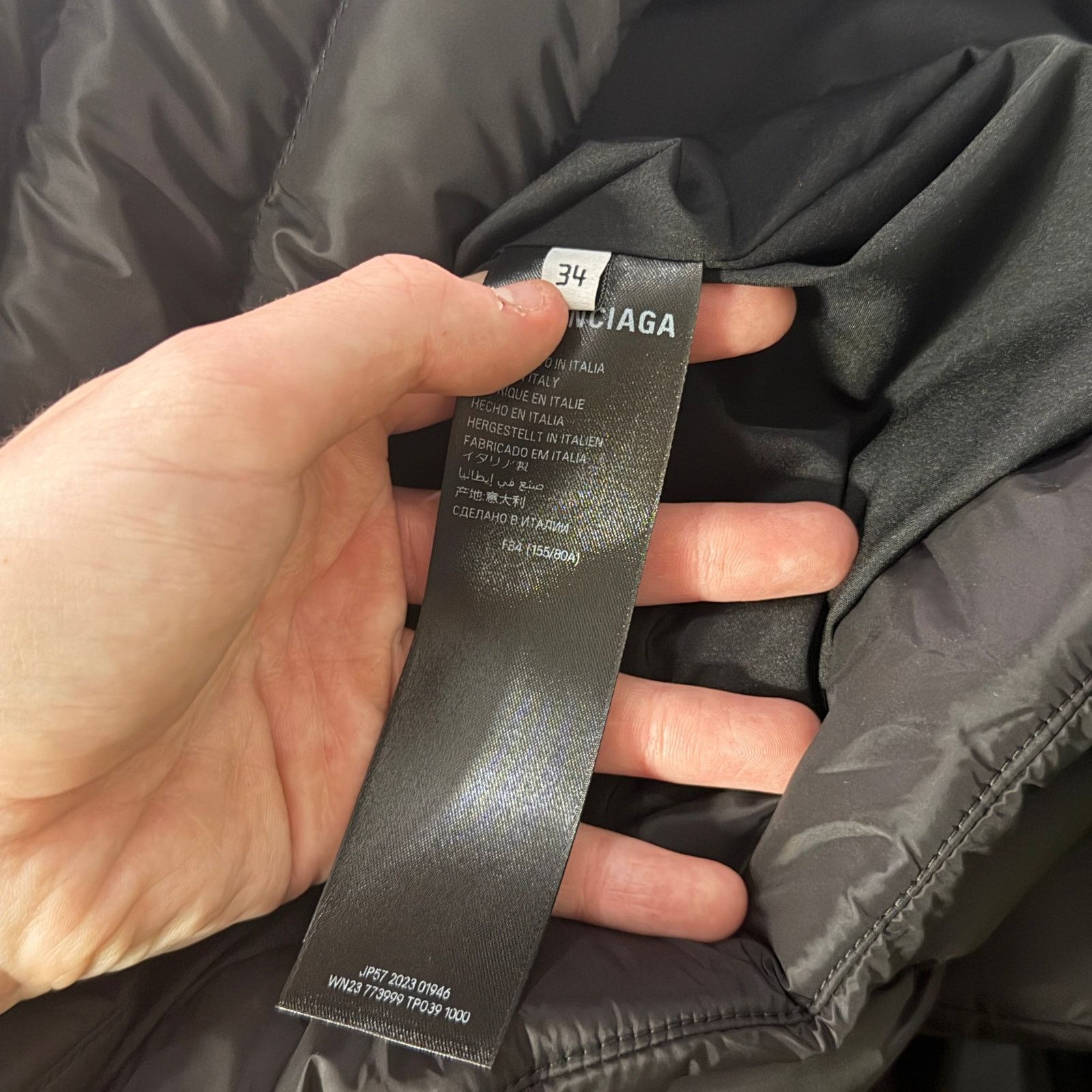 Balenciaga Balenciaga Ski Fitted Puffer Zip-Up Jacket Size XS / US 0-2 / IT 36-38 - 5 Thumbnail