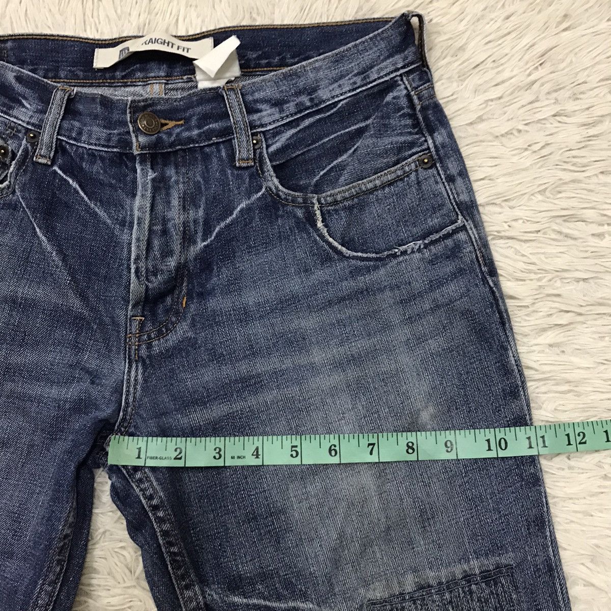 Gap Gap Patchwork Design Straight Fit Denim Jeans Size US 30 / EU 46 - 18 Thumbnail