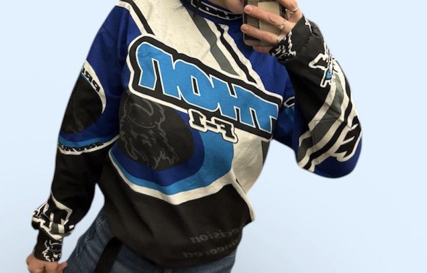 Other Vintage 1996 Thor Racing F1 Motocross Jersey XL Size US XL / EU 56 / 4 - 3 Thumbnail