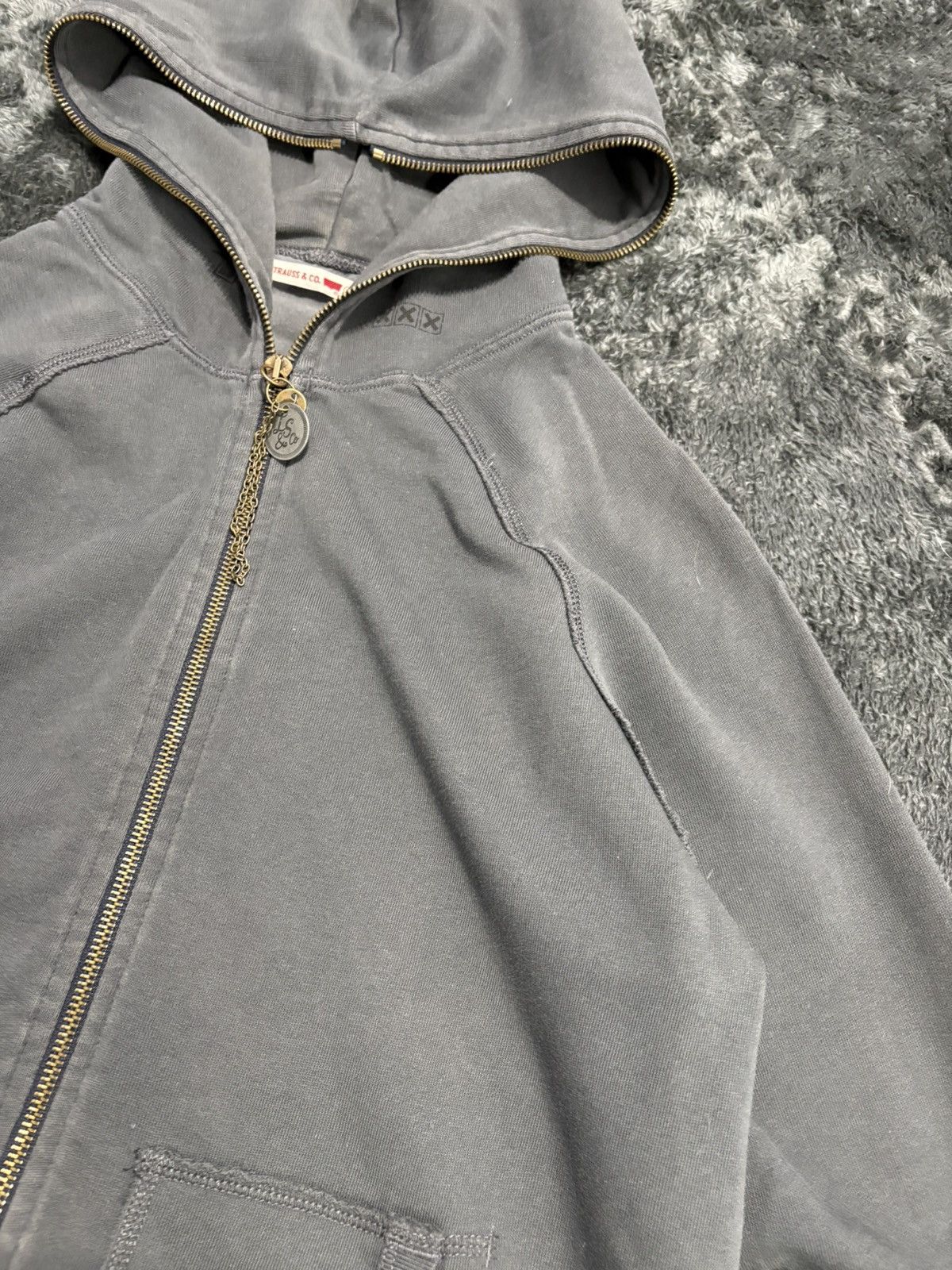 Levi's Vintage Clothing Vintage Levis Full Zip Y2K Grey Japanese Hoodie Size US M / EU 48-50 / 2 - 4 Thumbnail