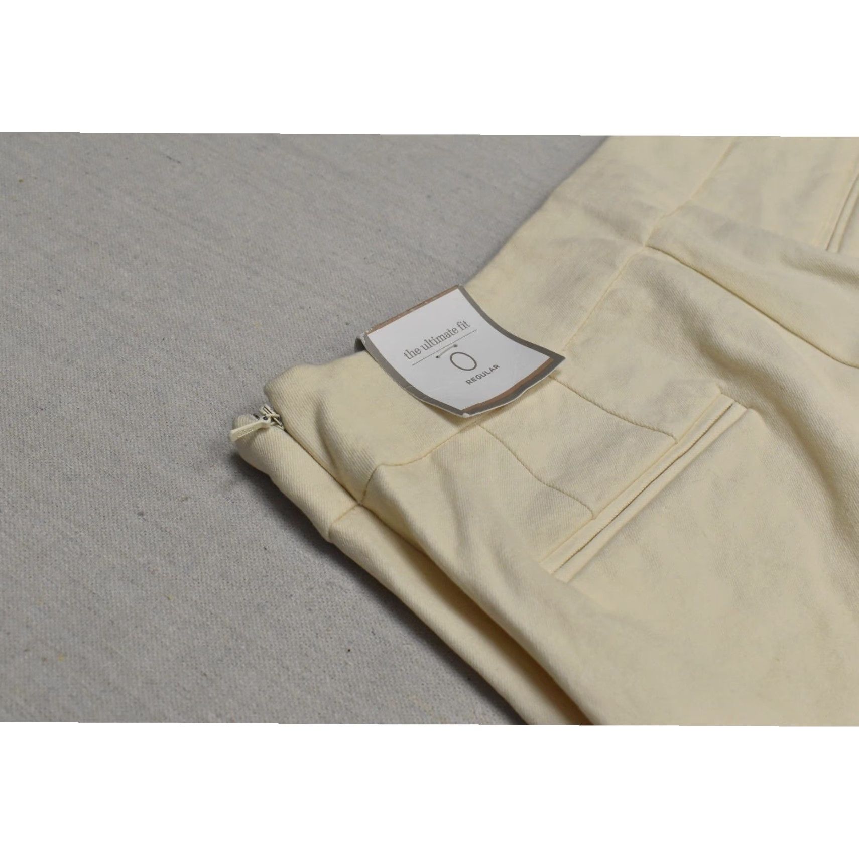 Vintage Chico's Getaway Side Zip Pants Women's 0 Regular Antique Ivory Cotton Blend Slim Pants Size 25" / US 0 / IT 36 - 8 Thumbnail