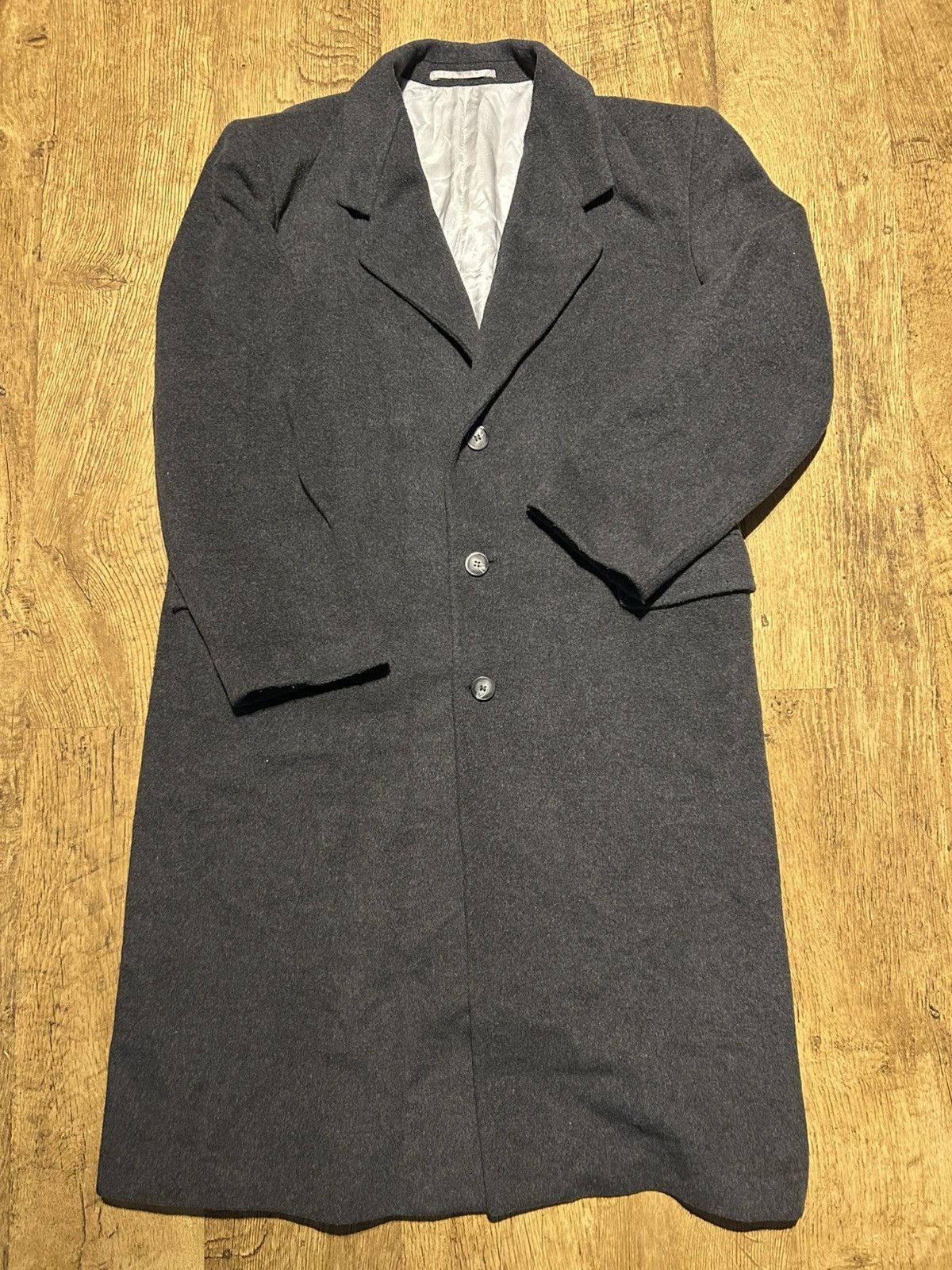 Other Vintage Wool and Cashmere long coat - Made in England Size US S / EU 44-46 / 1 - 1 Thumbnail