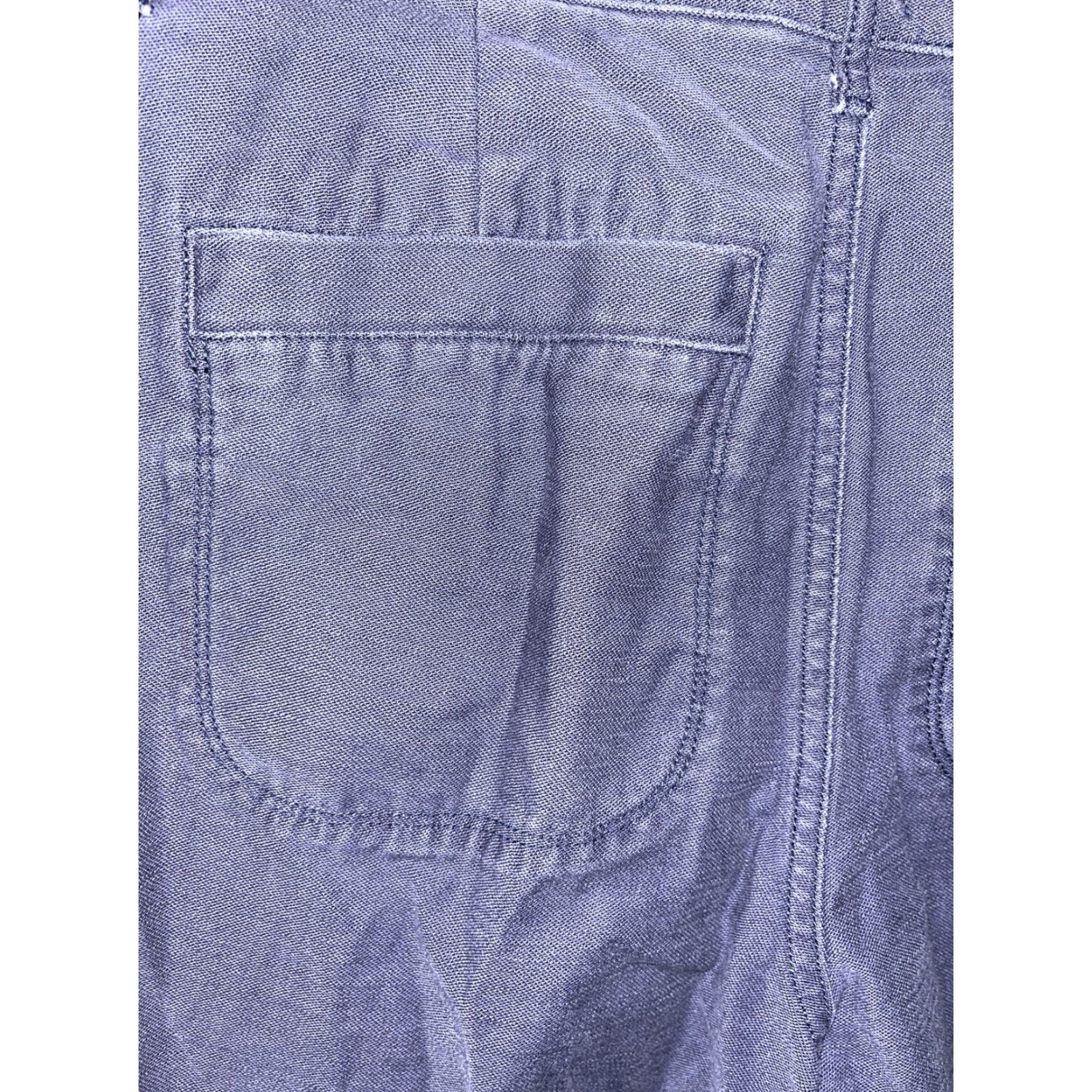 J.Crew Vintage J.CREW Cotton Blue Dress Pants Women Size 2 Bohemian Front Pockets City Casual Size 26" / US 2 / IT 38 - 4 Thumbnail