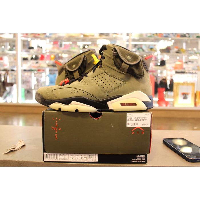 Air Jordan 6 Retro x Travis Scott 'Olive' CN1084-200