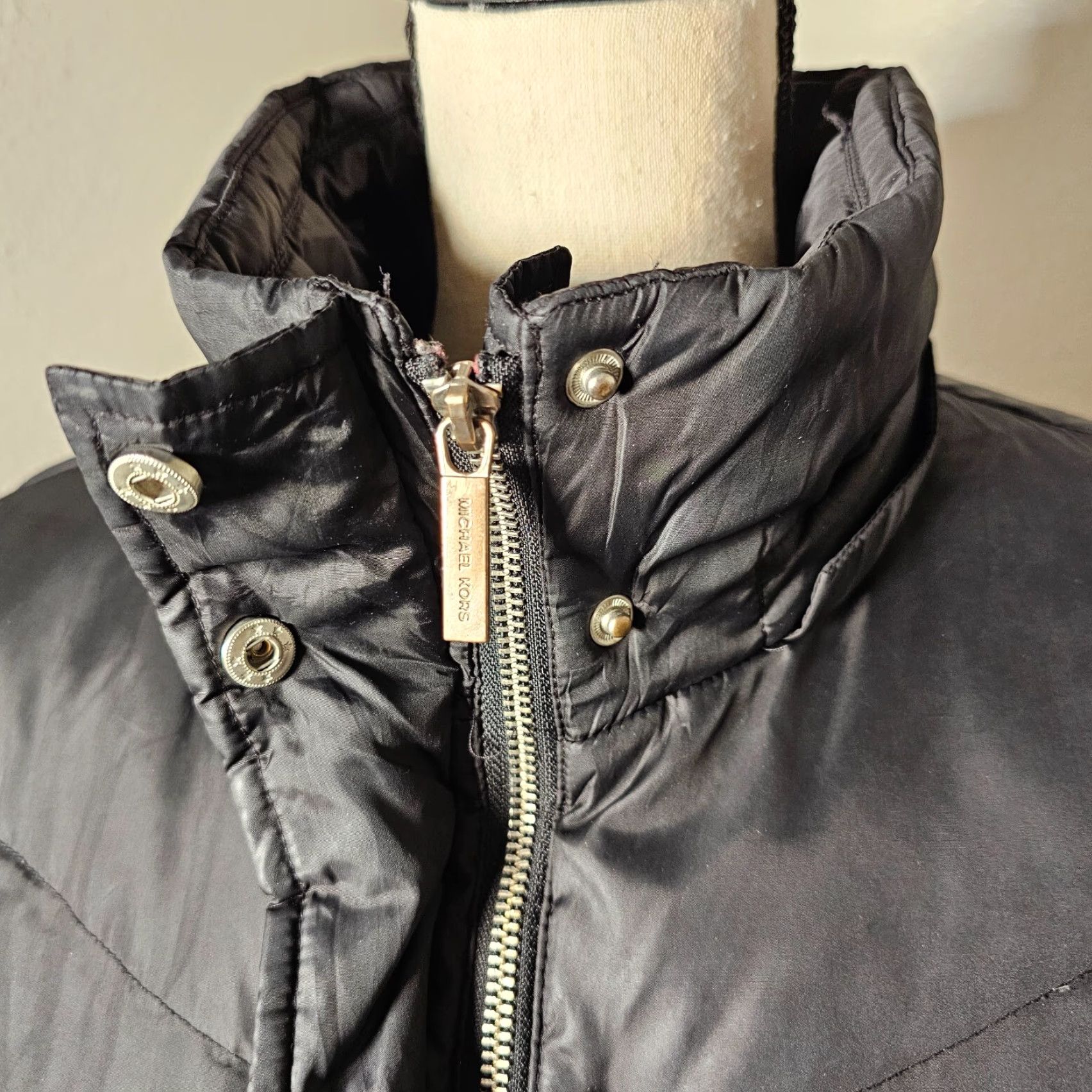 Michael Kors Michael Kors Parka Jacket Coat Women's S Black Packable Down Fill Zipper Sport? Wait. Size S / US 4 / IT 40 - 3 Thumbnail