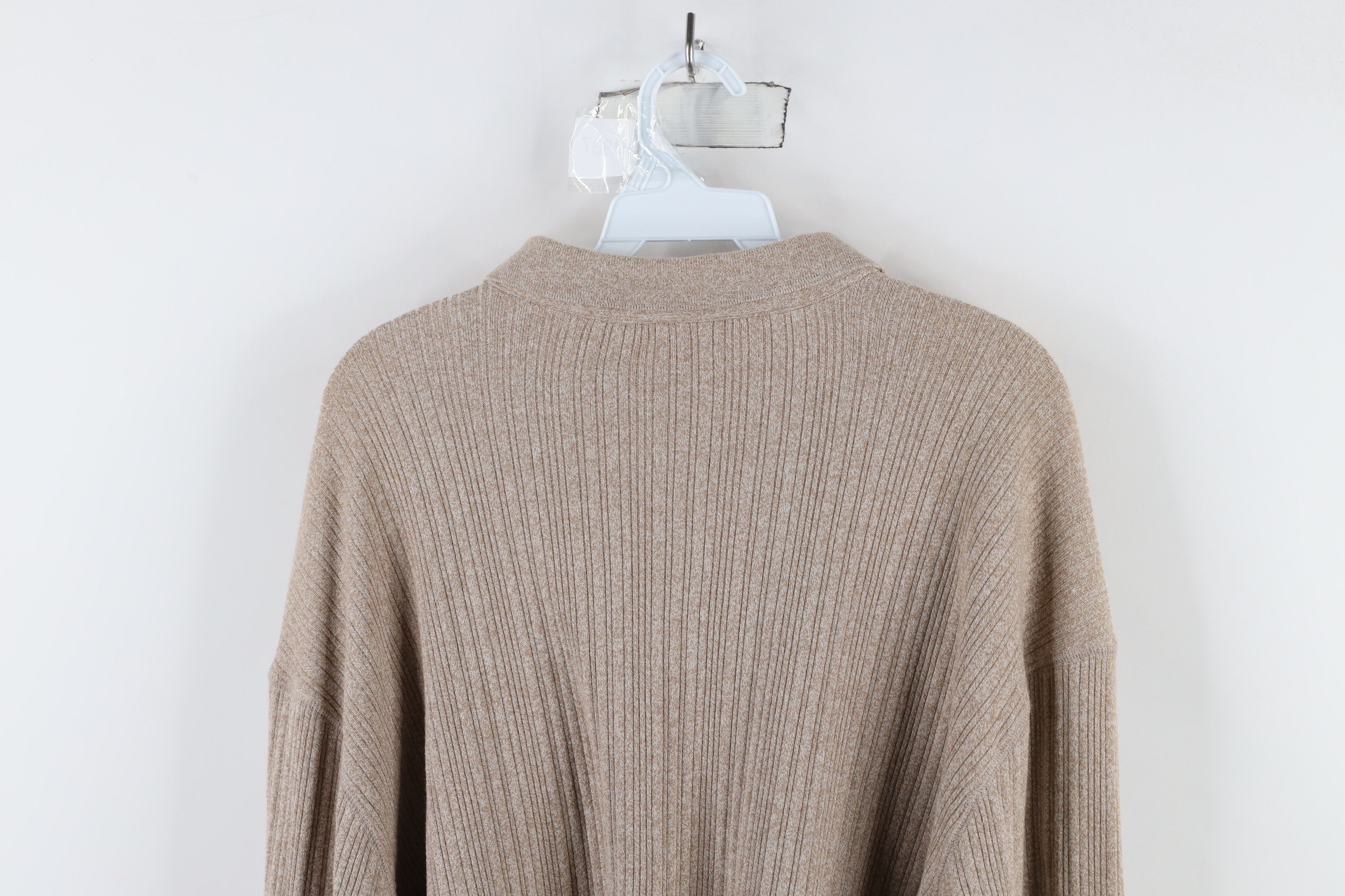 Vintage Vintage 90s Streetwear Knit Long Sleeve Rugby Polo Shirt Size US XL / EU 56 / 4 - 8 Thumbnail