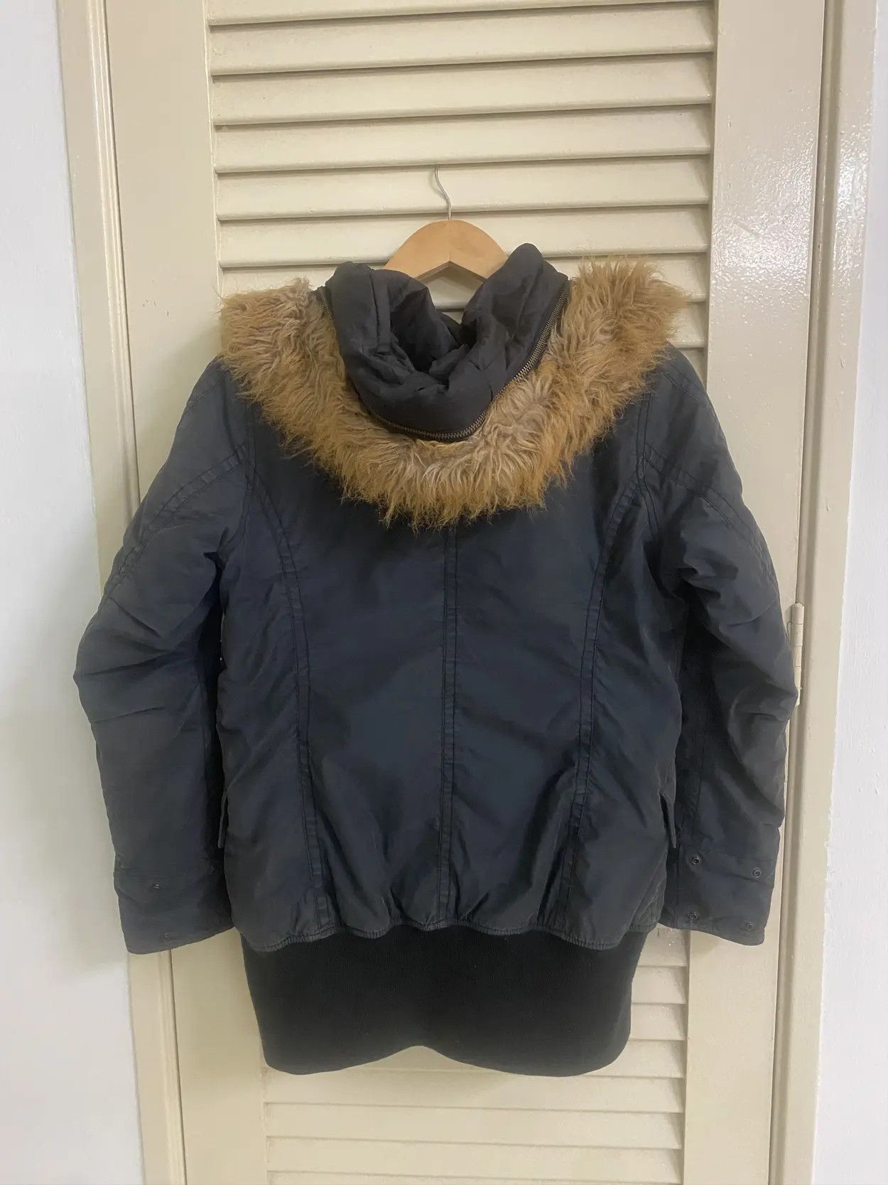 Hysteric Glamour Sun Faded Hysteric Glamour Fur Tactical Bomber Jacket Size US S / EU 44-46 / 1 - 3 Thumbnail