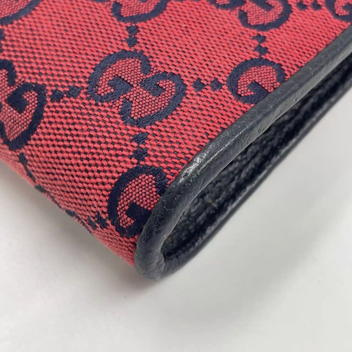 Gucci GUCCI Phone Case Shoulder Bag Canvas Red Size ONE SIZE - 4 Thumbnail