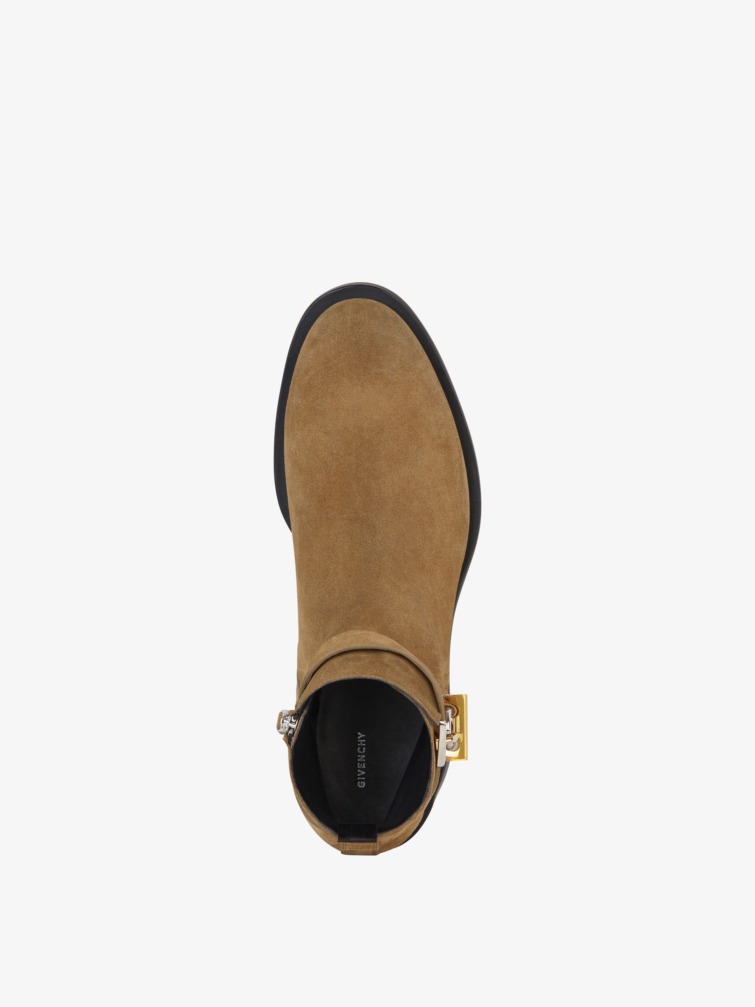Givenchy o1w1db10925 Lock Ankle Boots in Camel Size US 9 / EU 42 - 4 Thumbnail