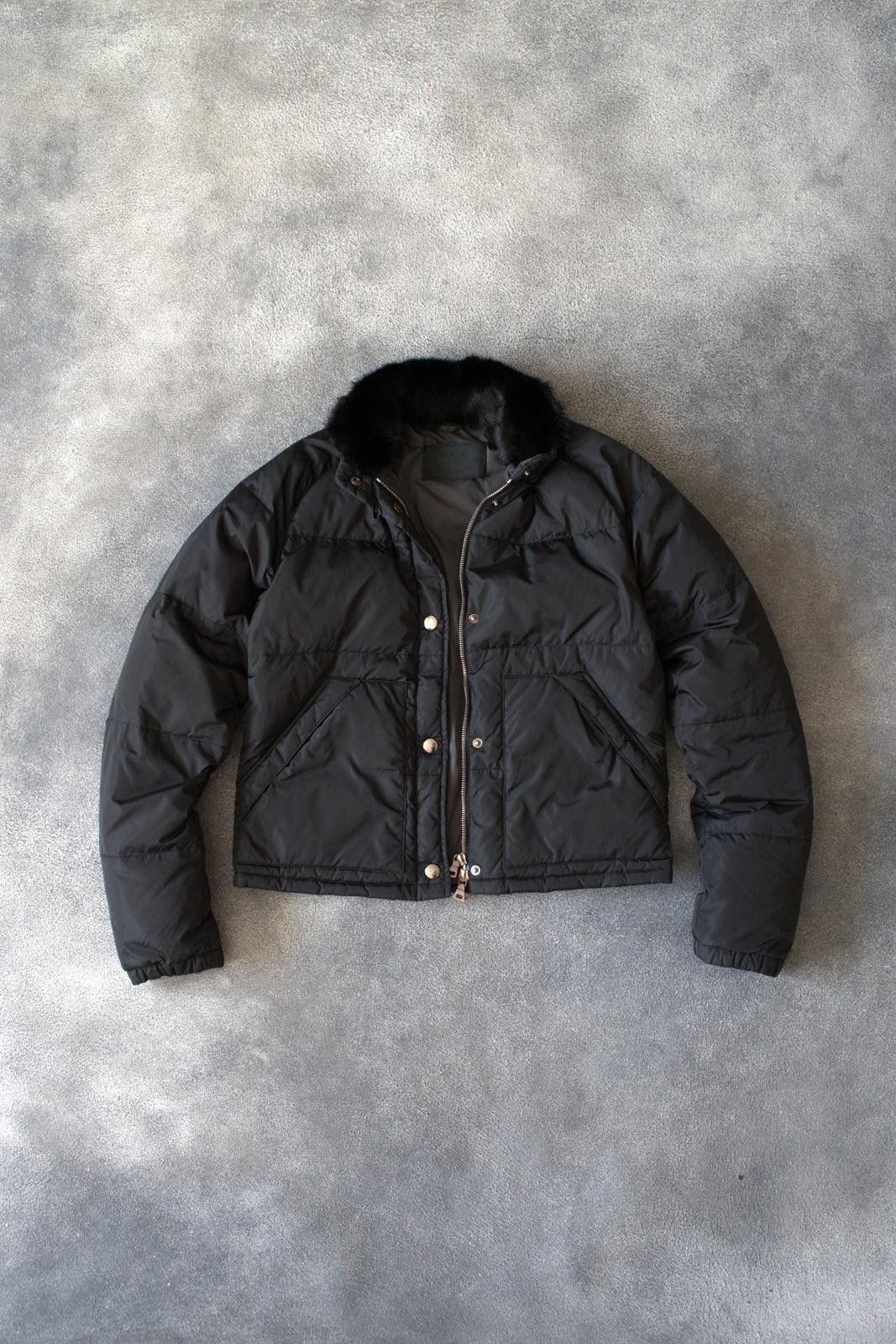 Other FW2004 Prada Runway Down Jacket Collar Mink Fur Crystal Size XS / US 0-2 / IT 36-38 - 3 Thumbnail