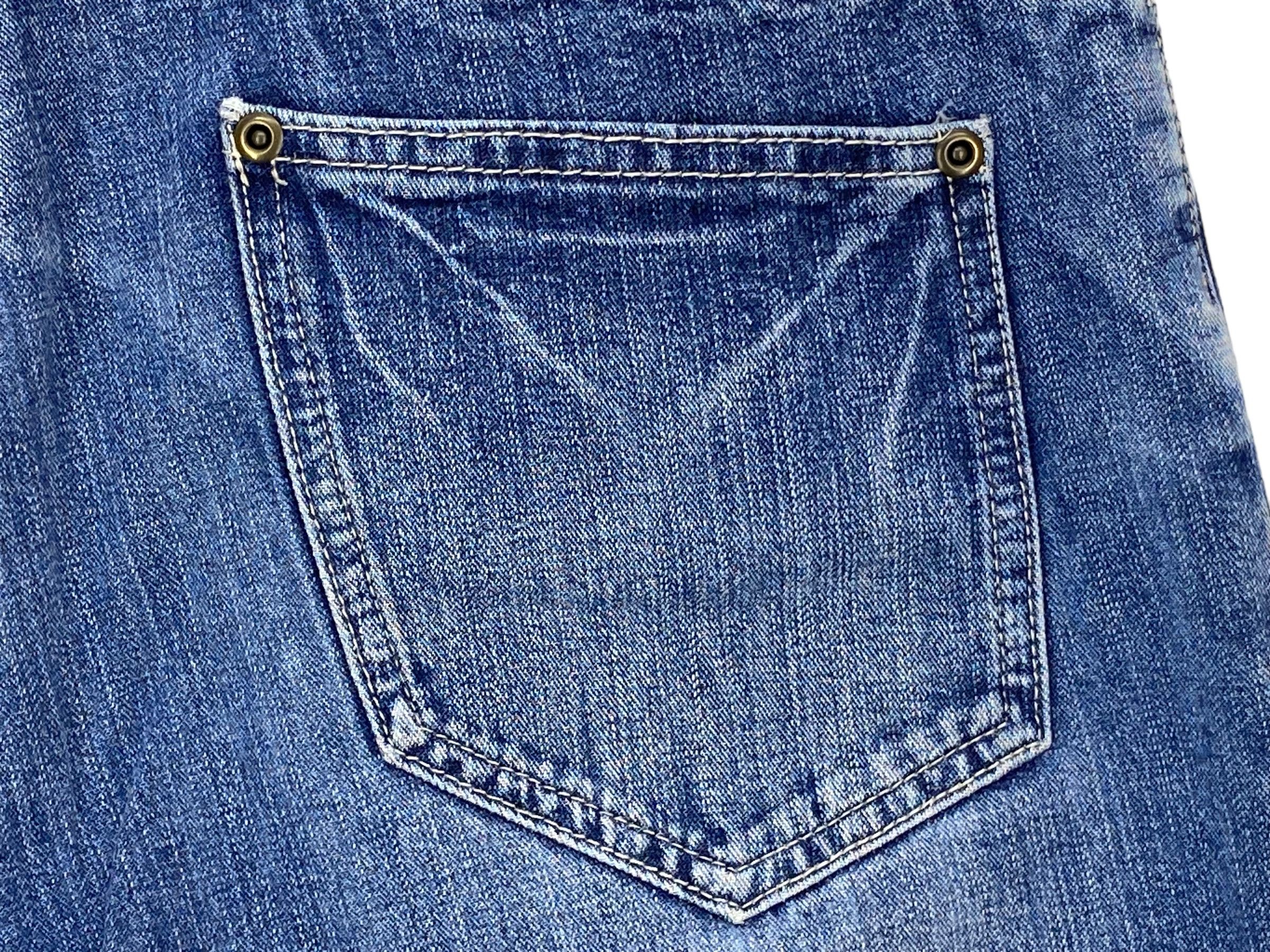 Japanese Brand Mili Mili Baker Pocket Drop Crotch Jeans Size US 30 / EU 46 - 10 Thumbnail