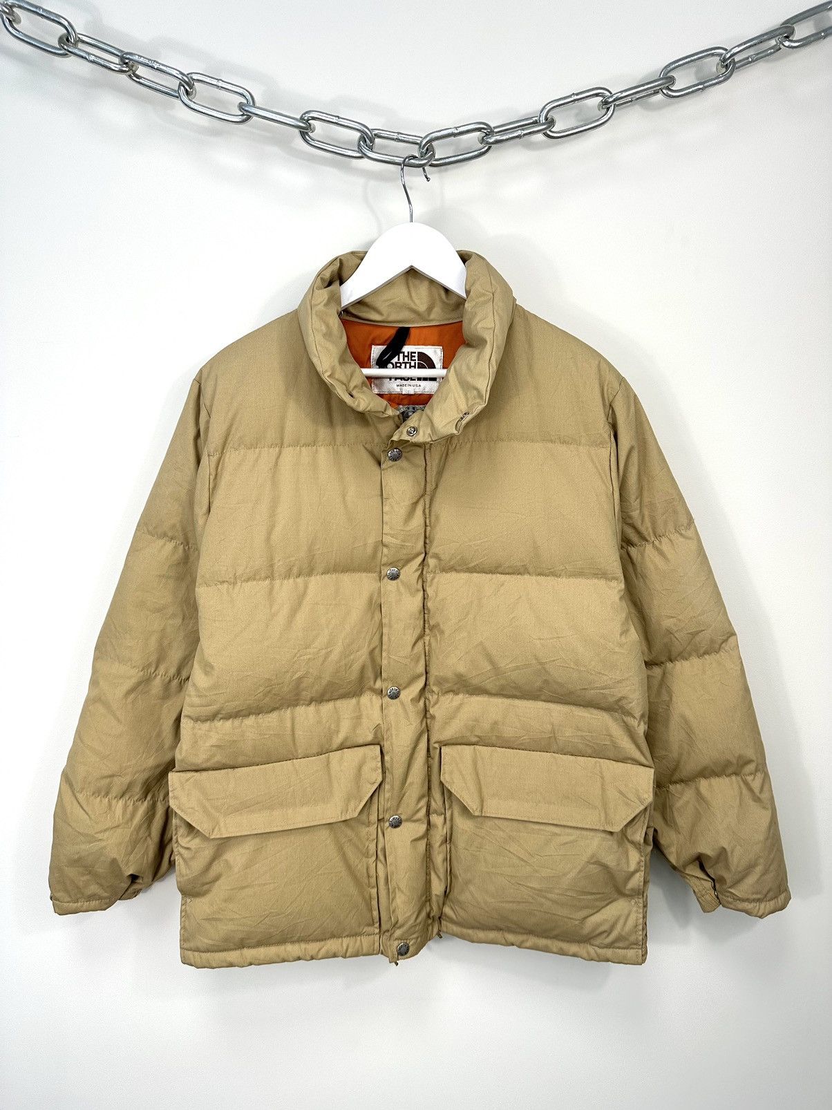 Vintage 80s The North Face Brown Tag Nuptse Puffer Jacket