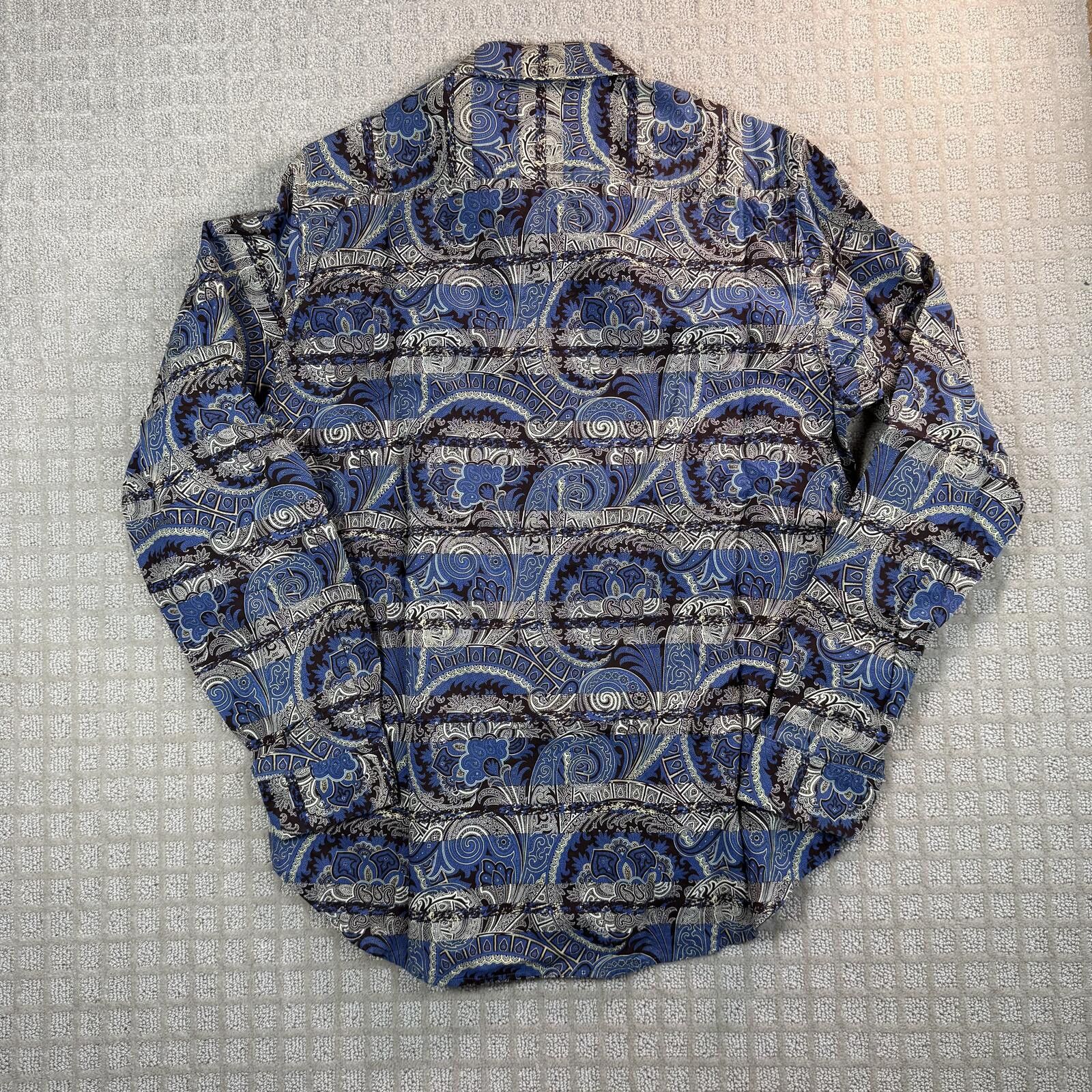 Robert Graham Robert Graham Filigree Print Button Up Shirt Large Size US L / EU 52-54 / 3 - 6 Thumbnail
