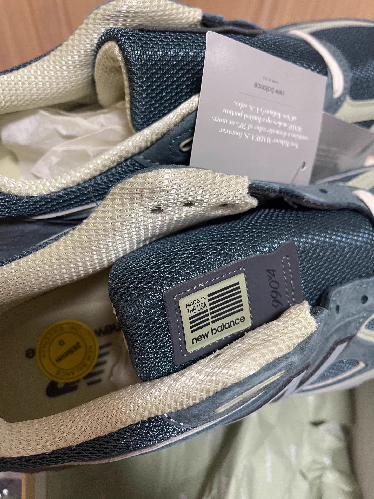Auralee Auralee x New Balance NB 990 V4 Blue 42 Size US 9 / EU 42 - 5 Thumbnail