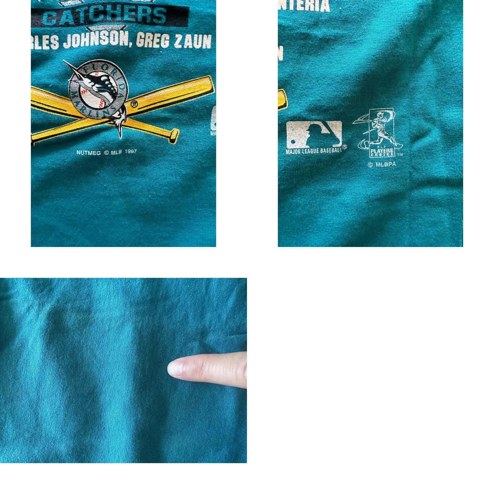 Lee VINTAGE Florida Marlins Baseball MLB World Series Champions 1997 XL Men’s Tee Size US XL / EU 56 / 4 - 8 Thumbnail