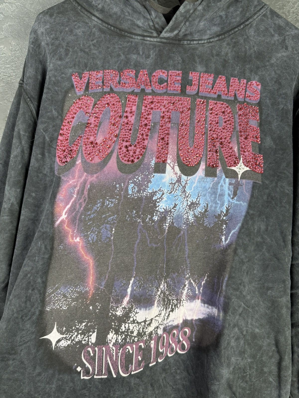 Versace Jeans Couture Versace Jeans Couture Women’s Graphic-Print Oversized Hoodie Size US S / EU 44-46 / 1 - 6 Thumbnail