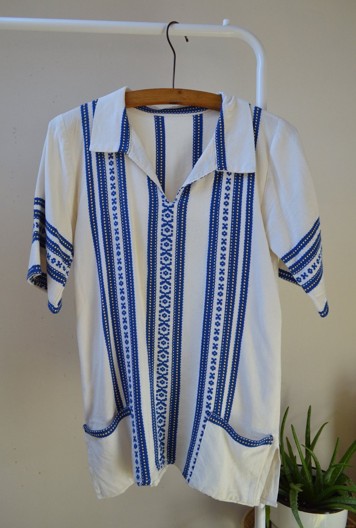 Vintage Vintage Embroidered Collared Top Size US XS / EU 42 / 0 - 2 Thumbnail