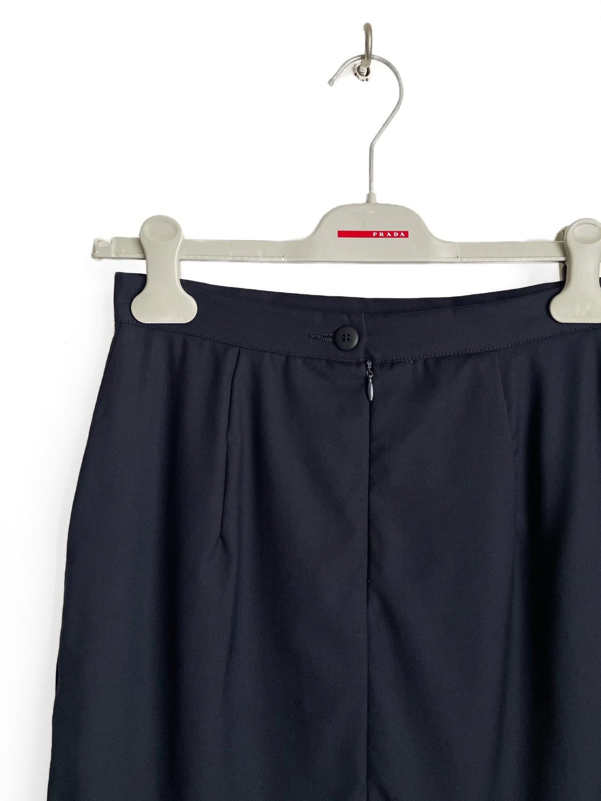 Burberry Burberry Vintage Wool Skirt Blue IT40 EU36 Made in Italy Size 27" / US 4 / IT 40 - 4 Thumbnail