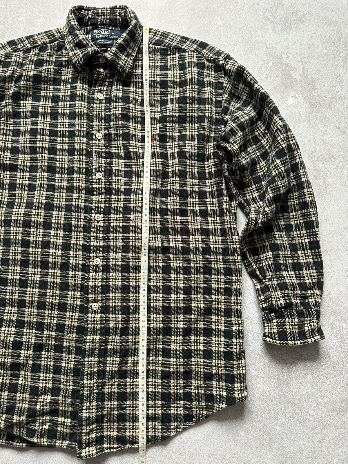 Polo Ralph Lauren × Vintage Polo Ralph Lauren Lowell Sport Button Up Plaid Flannel M Size US M / EU 48-50 / 2 - 5 Thumbnail