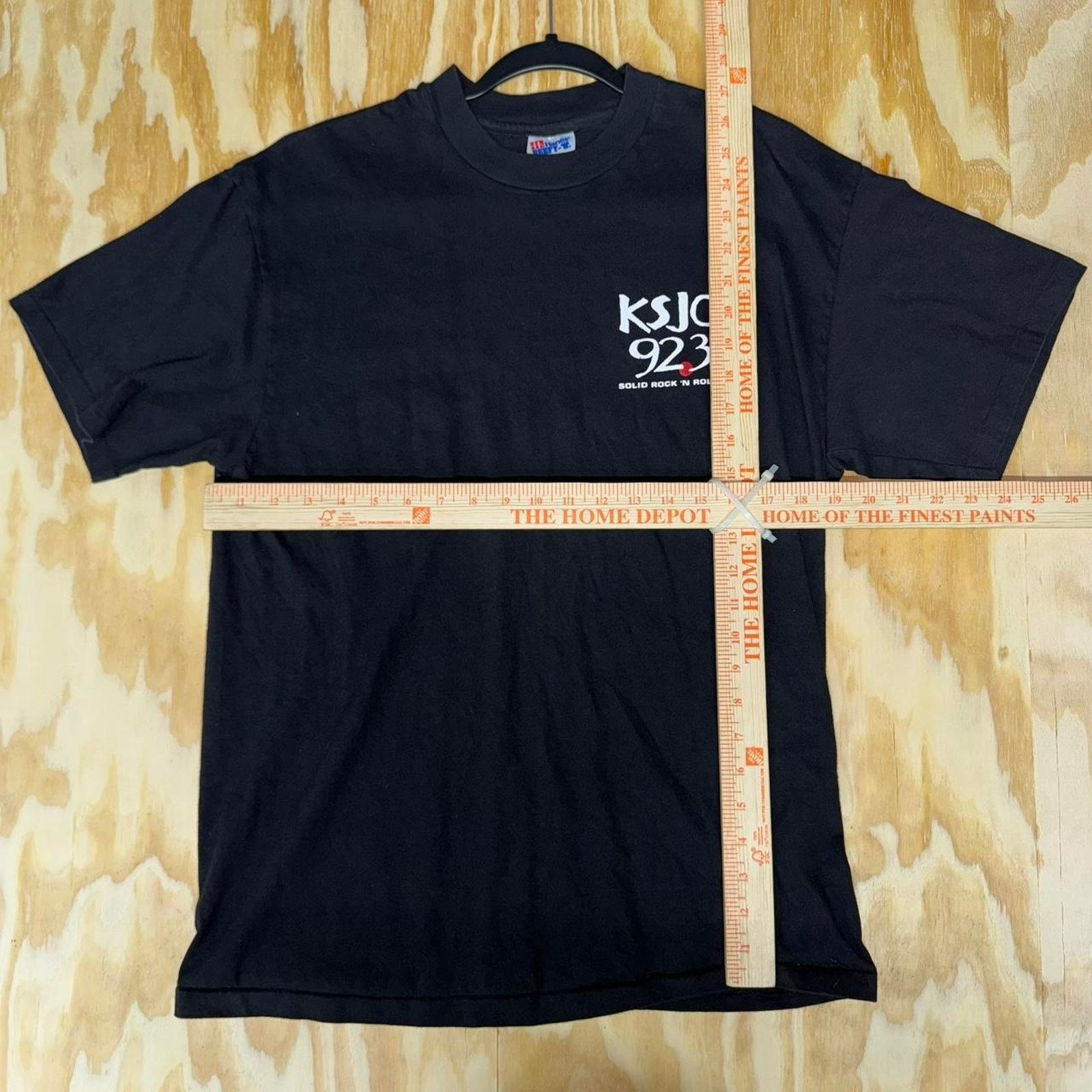 Hanes Vintage y2k ksjo 923 radio station jack daniels 90s t-shirt Size US L / EU 52-54 / 3 - 3 Thumbnail