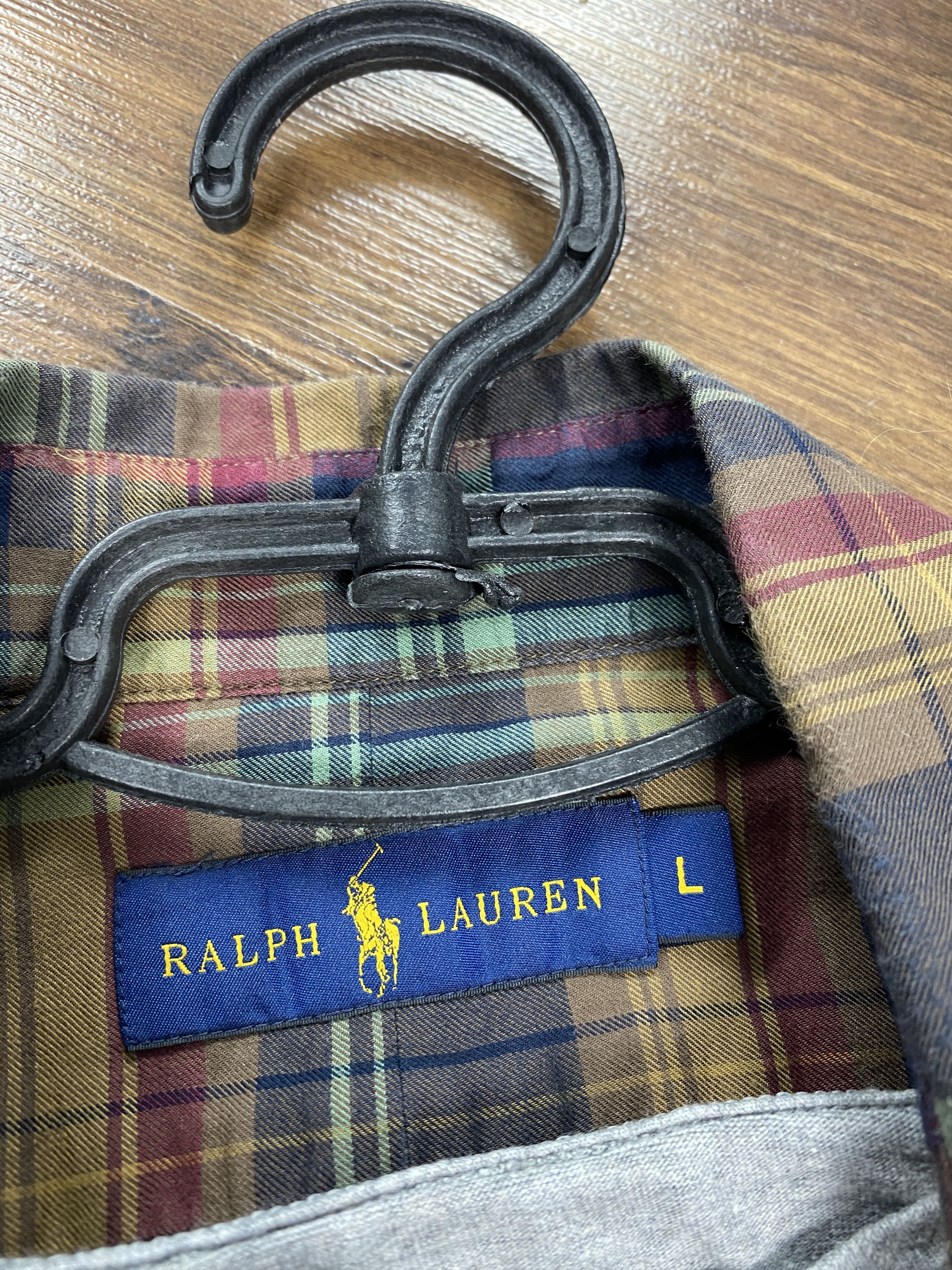 Polo Ralph Lauren × Ralph Lauren Polo Ralph Lauren vintage plaid long sleeve shirt y2k Size US L / EU 52-54 / 3 - 4 Thumbnail