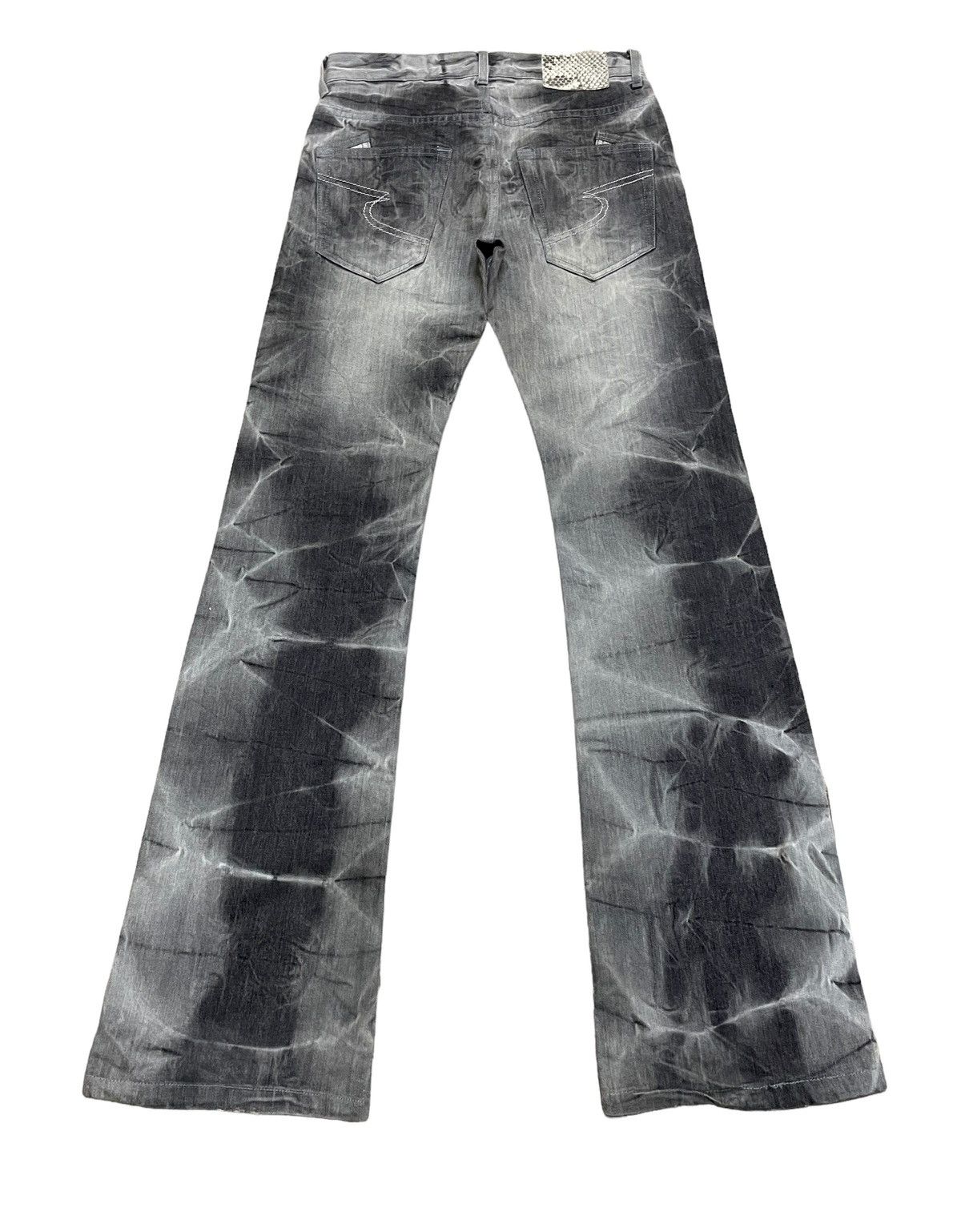 semanticdesign Very Rare Vintage Semantic Design Flared Hagi Jeans 1990s Size US 30 / EU 46 - 2 Thumbnail