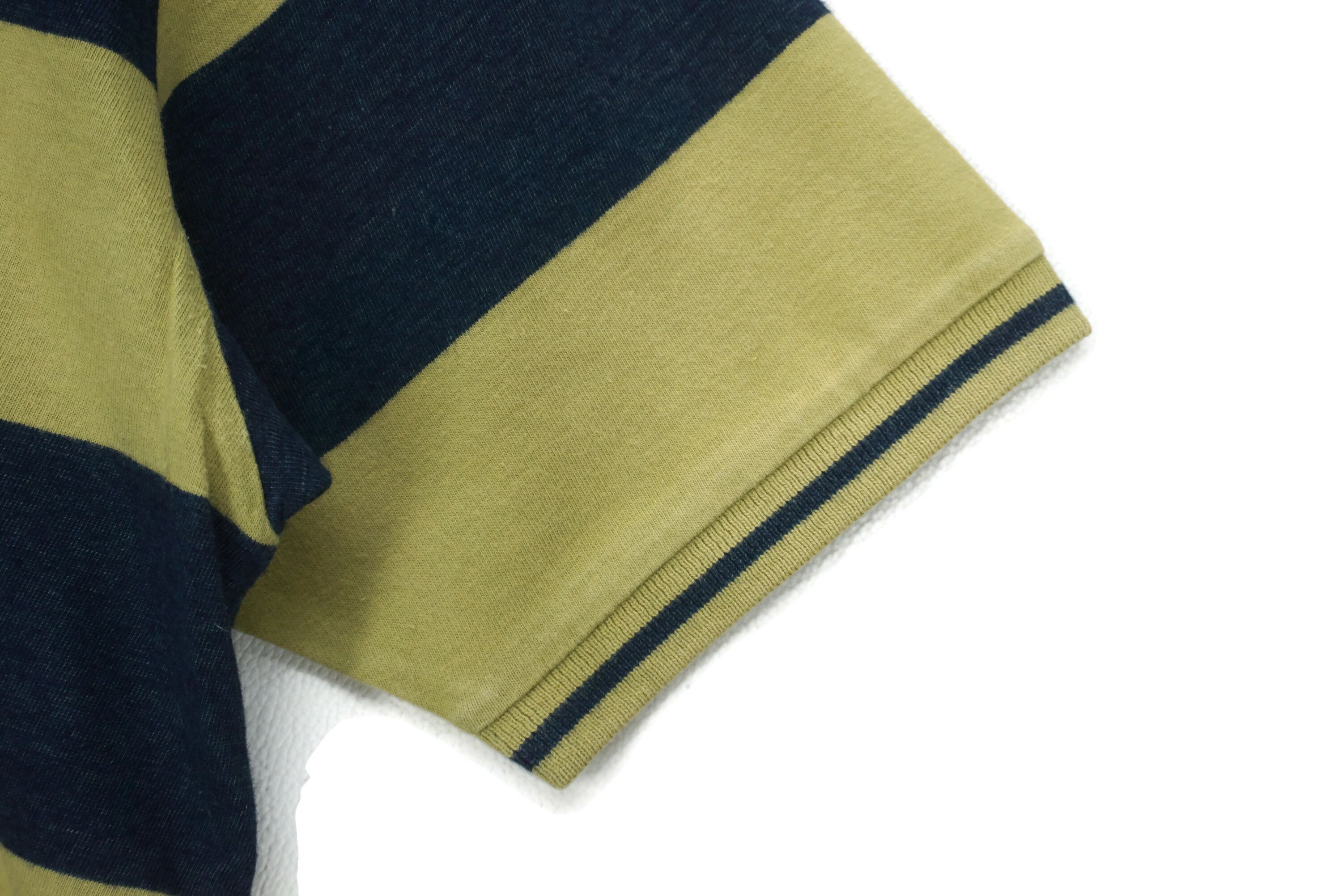 Pringle Of Scotland Vintage Pringle Tee Size S V Neck Striped Made in Portugal Size US S / EU 44-46 / 1 - 10 Thumbnail